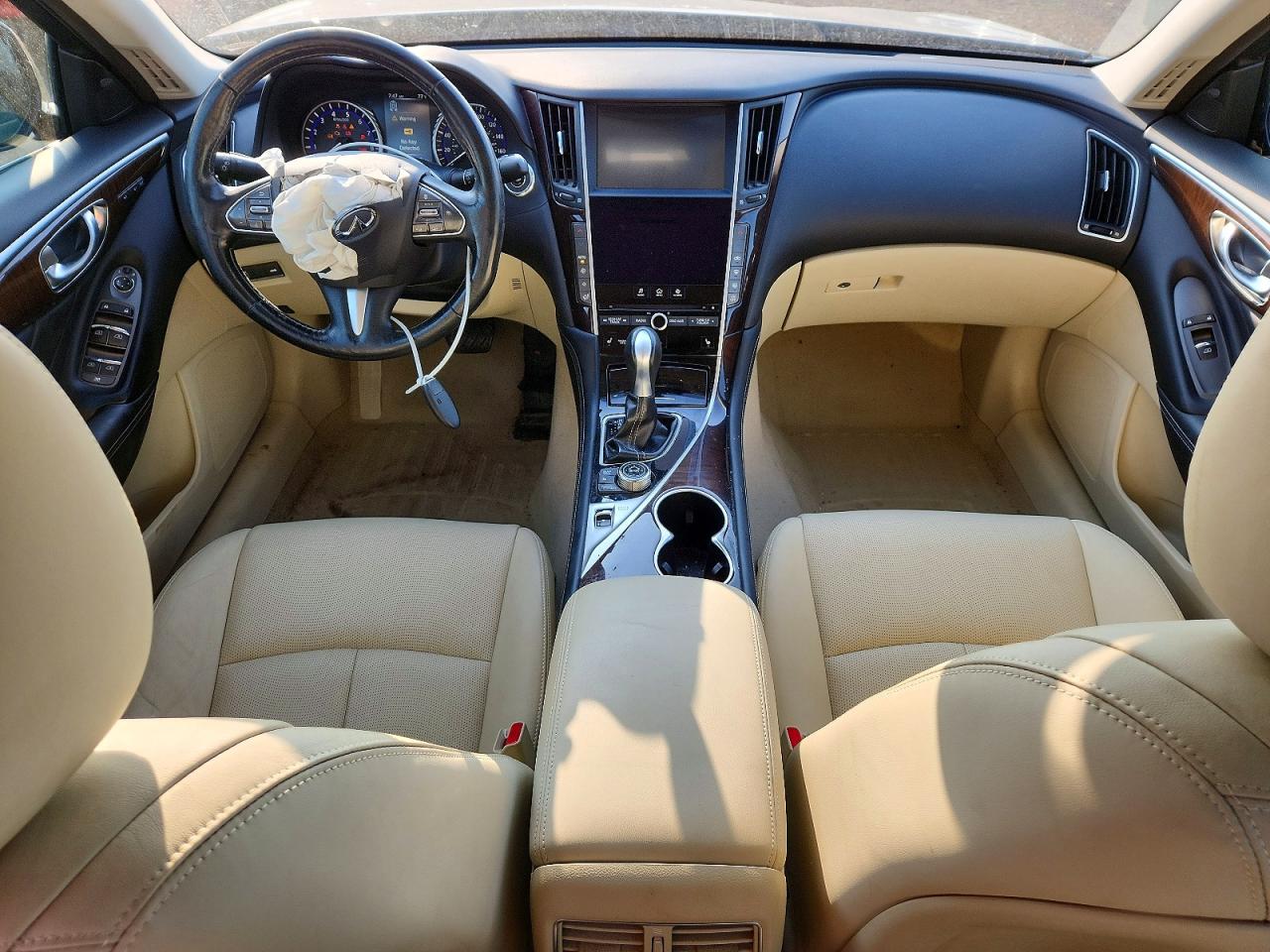 2014 Infiniti Q50 Premium Серый vin: JN1BV7AR5EM705296