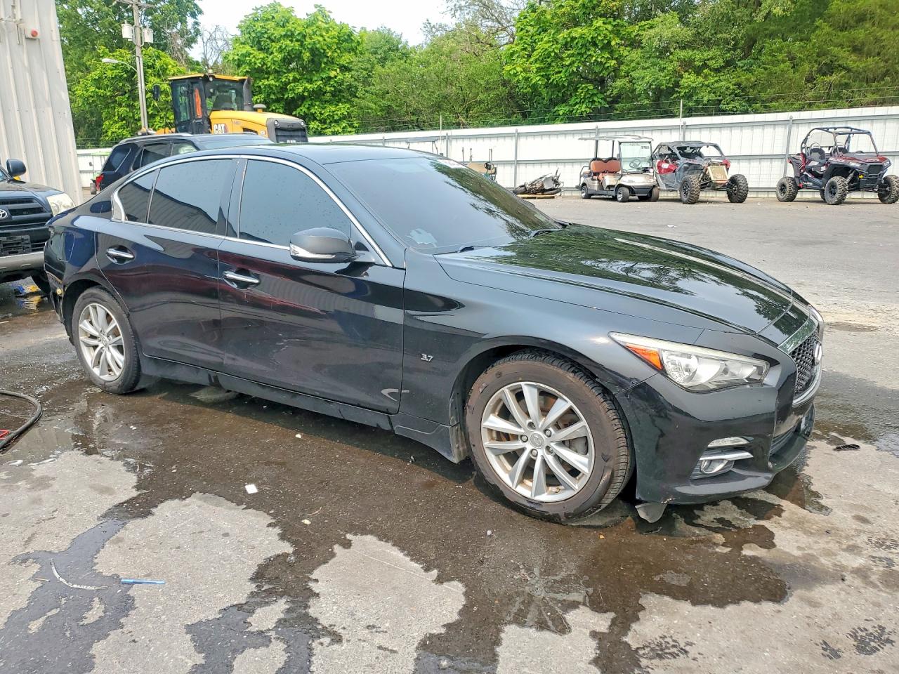 2015 Infiniti Q50 Premium Black vin: JN1BV7AR5FM404674