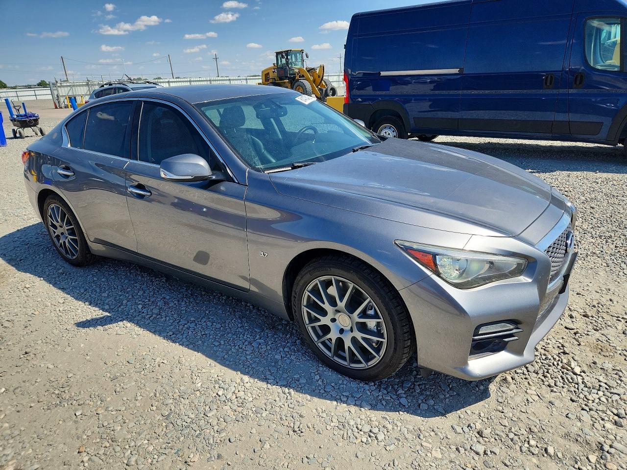 2015 Infiniti Q50 Sport Gray vin: JN1BV7AR5FM406862