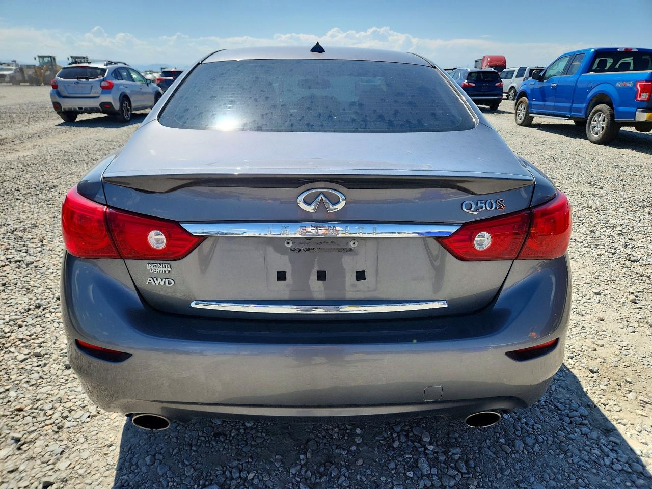 2015 Infiniti Q50 Sport Gray vin: JN1BV7AR5FM406862