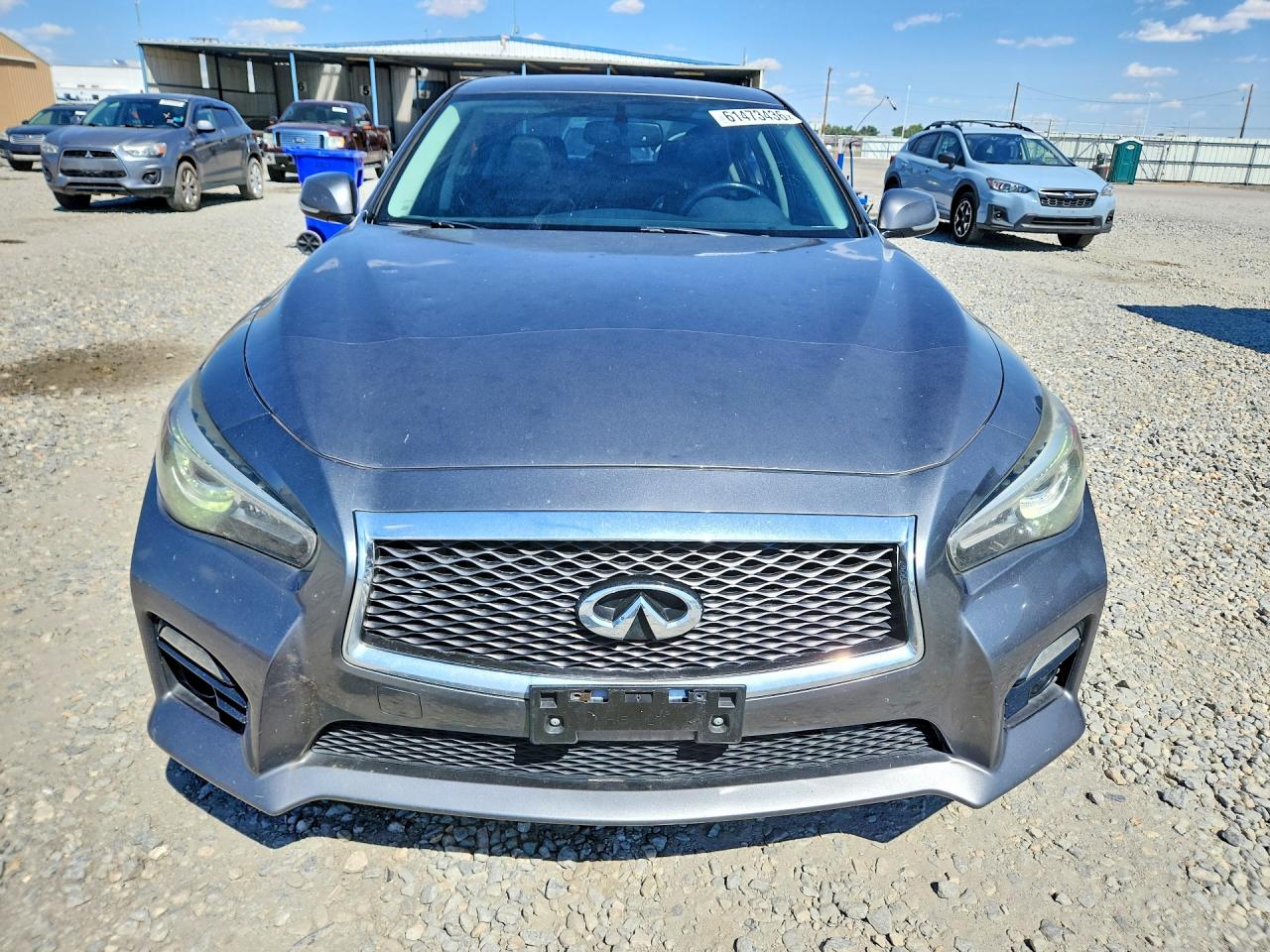 2015 Infiniti Q50 Sport Gray vin: JN1BV7AR5FM406862