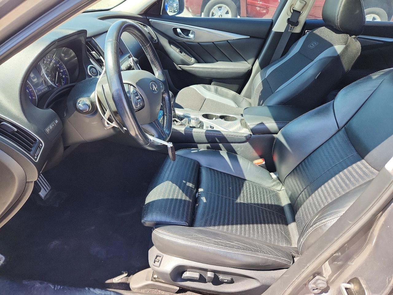2015 Infiniti Q50 Sport Gray vin: JN1BV7AR5FM406862