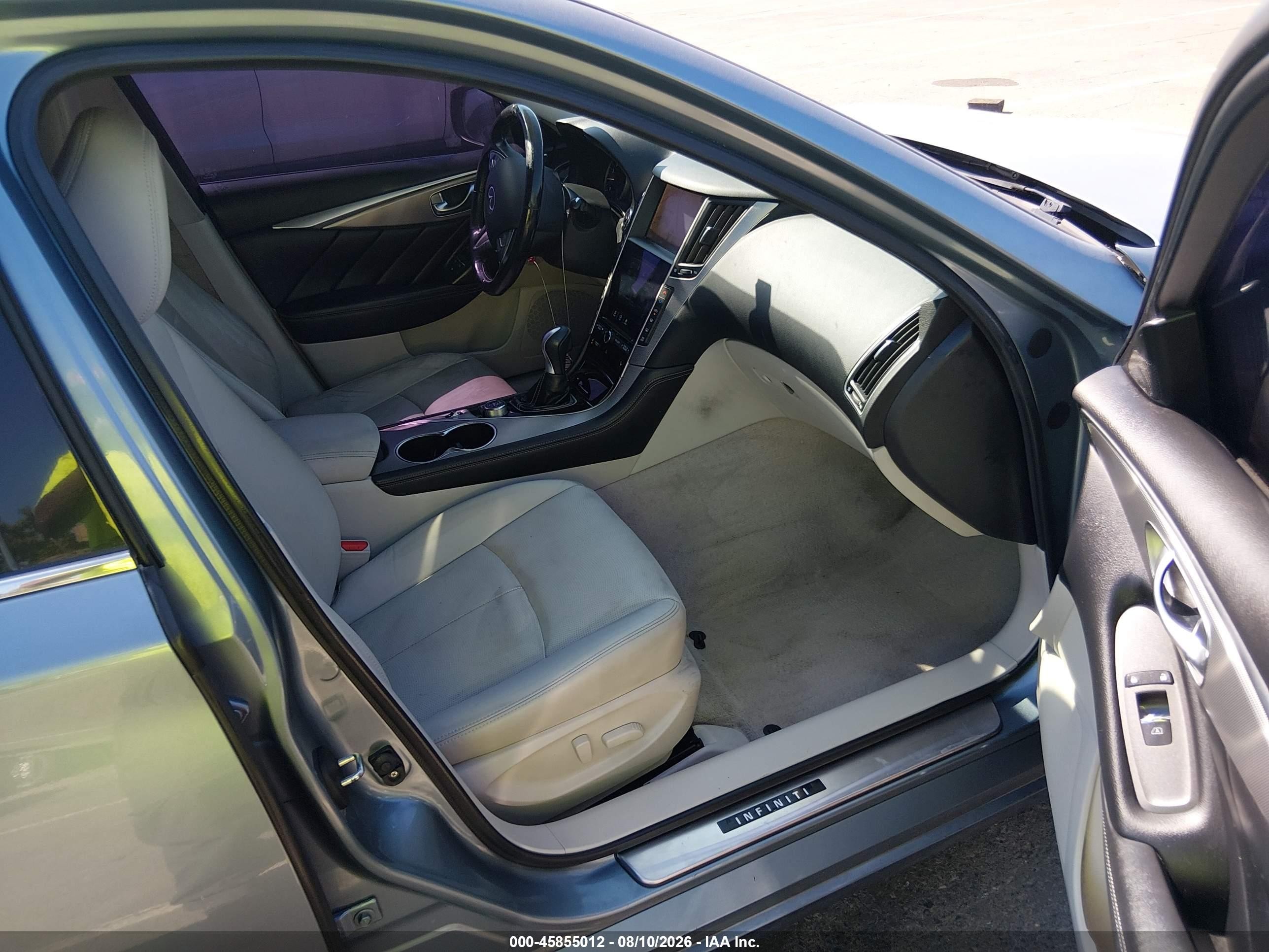 2015 Infiniti Q50 Premium Blue vin: JN1BV7AR5FM406876