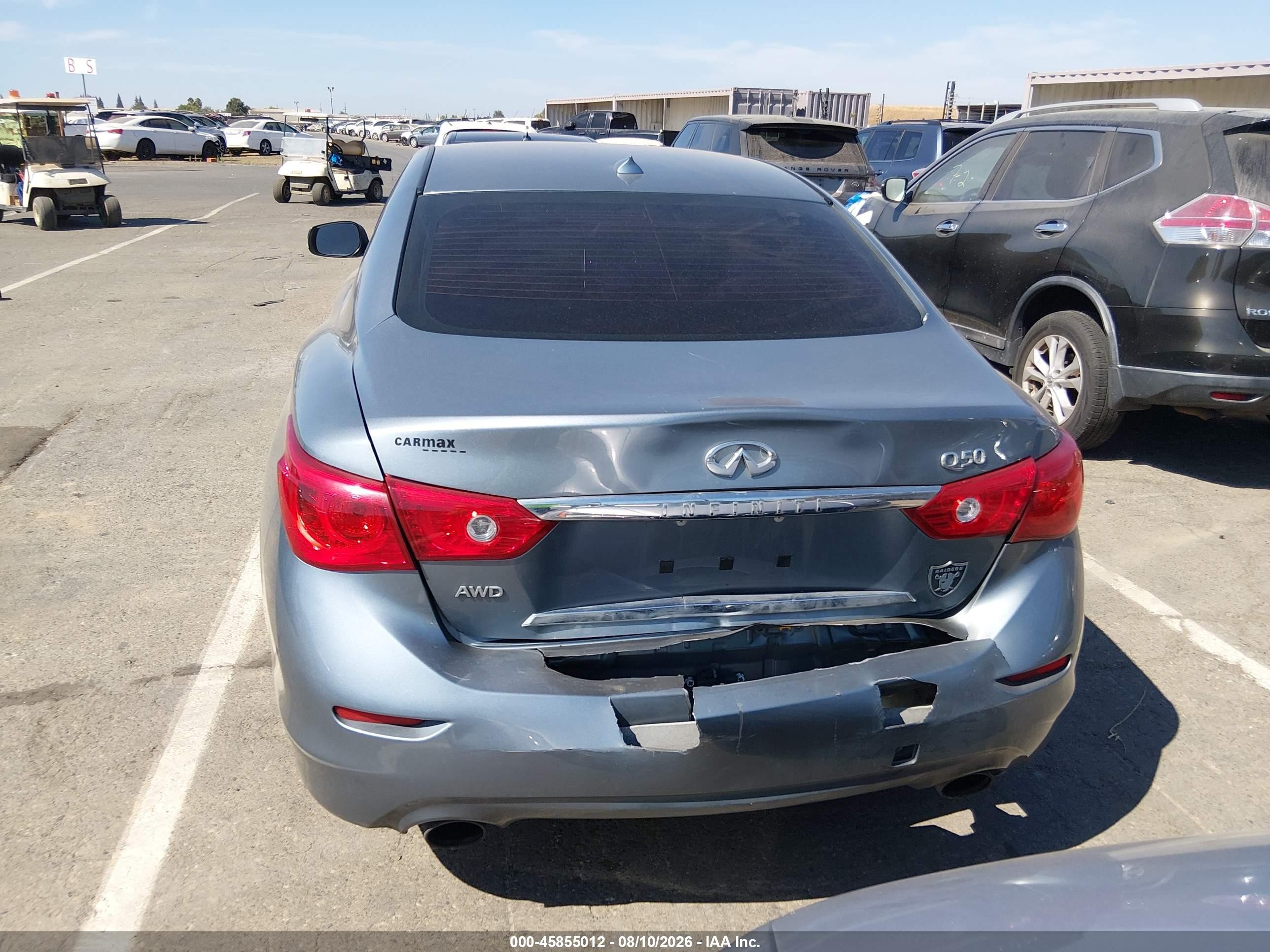 2015 Infiniti Q50 Premium Blue vin: JN1BV7AR5FM406876
