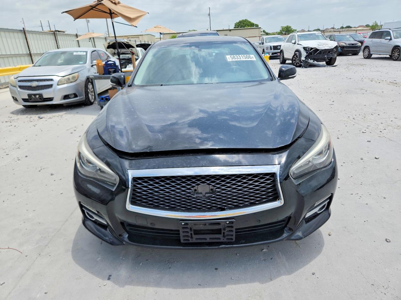 2015 Infiniti Q50 Premium Черный vin: JN1BV7AR5FM407591