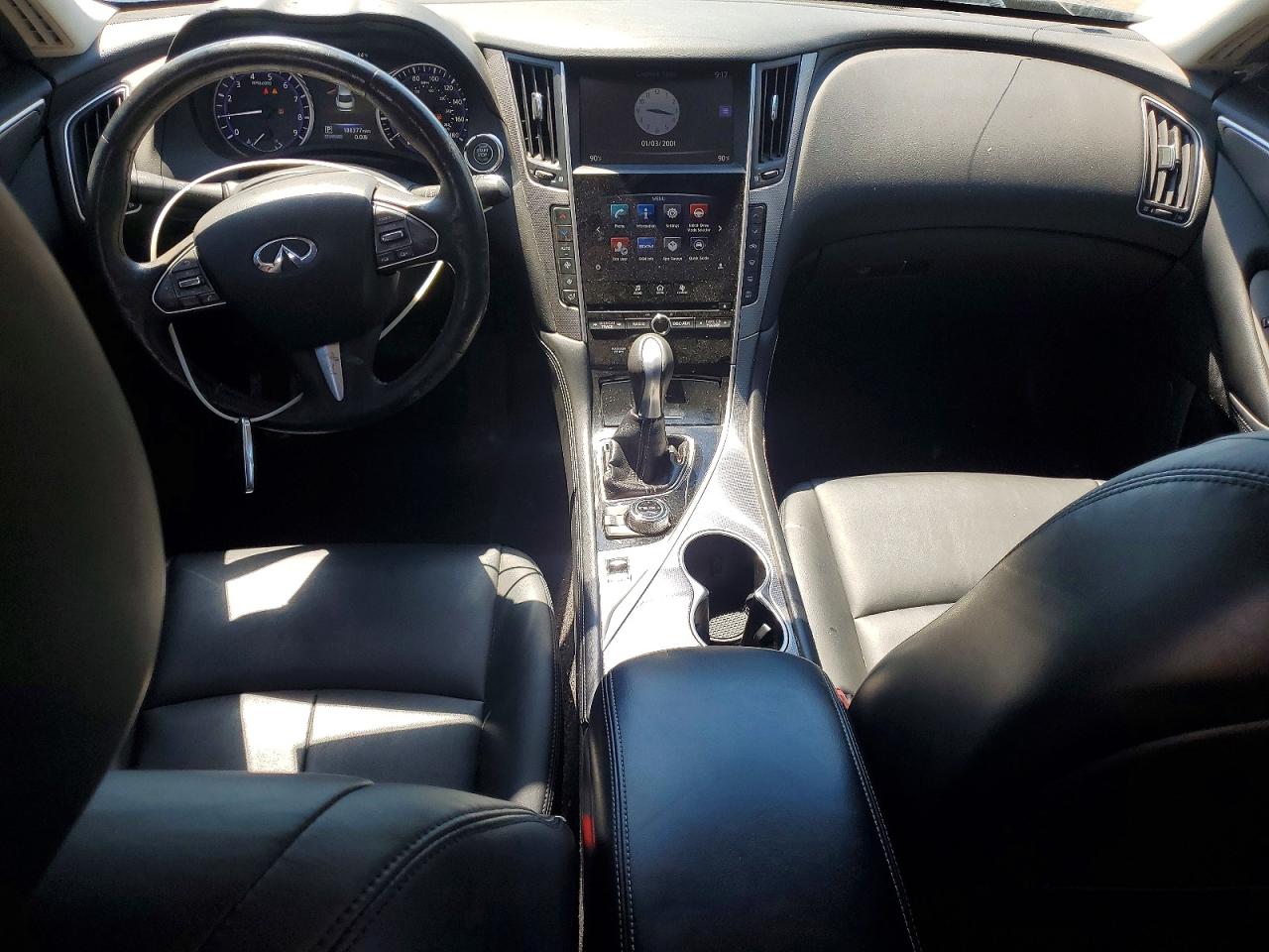 2015 Infiniti Q50 Base Black vin: JN1BV7AR5FM414122