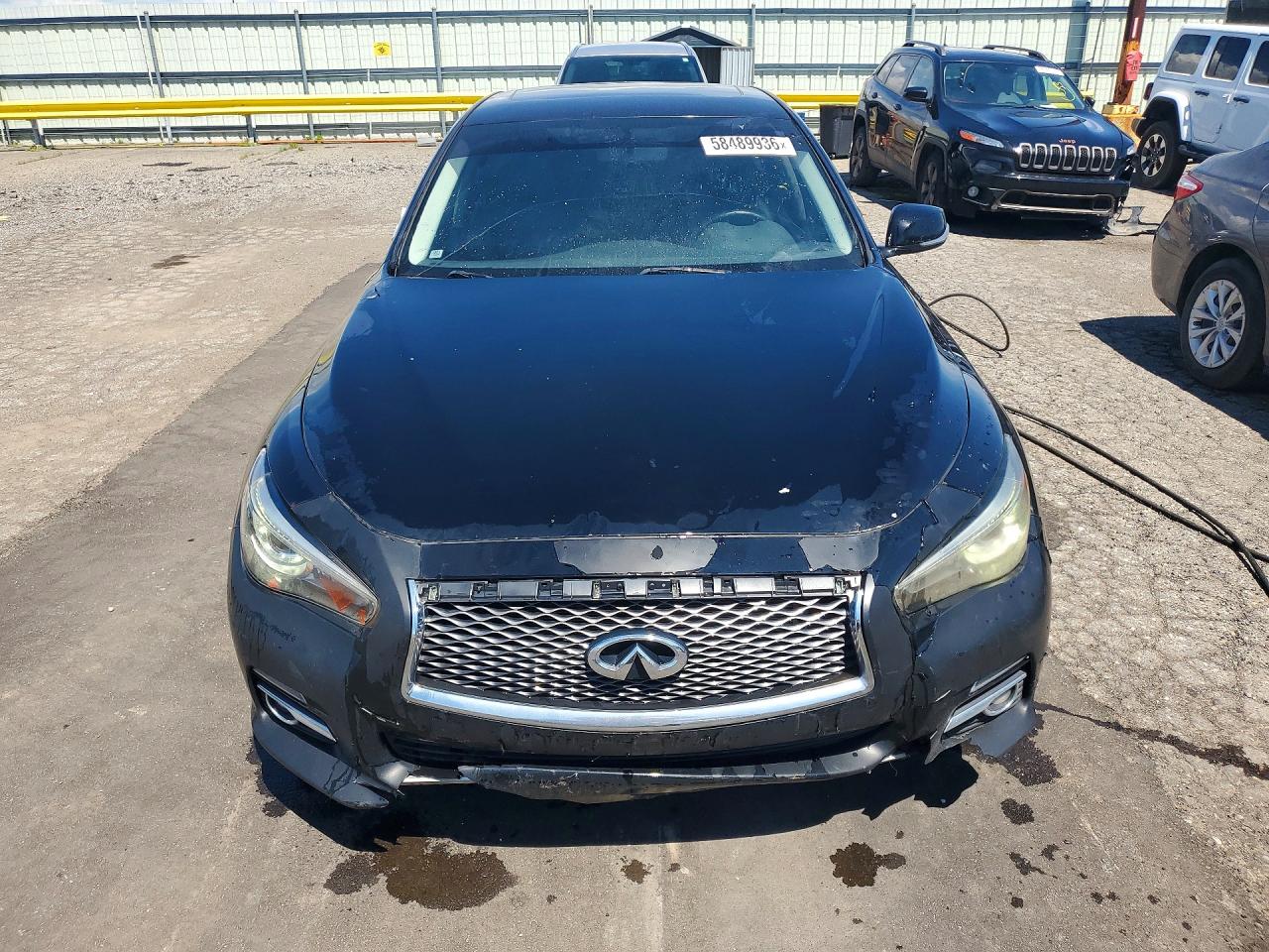 2015 Infiniti Q50 Base Black vin: JN1BV7AR5FM414122