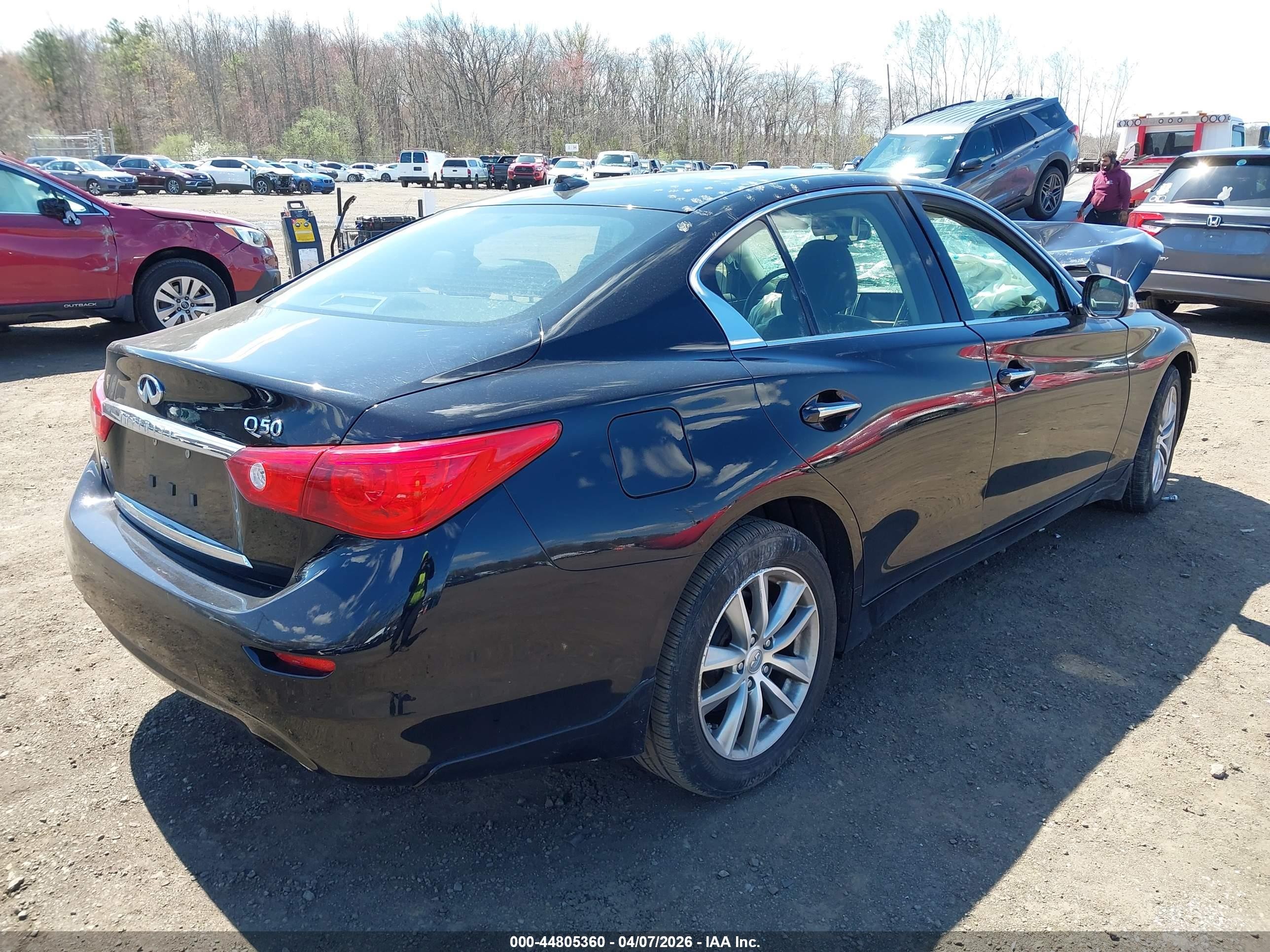2015 Infiniti Q50   Black vin: JN1BV7AR5FM415108