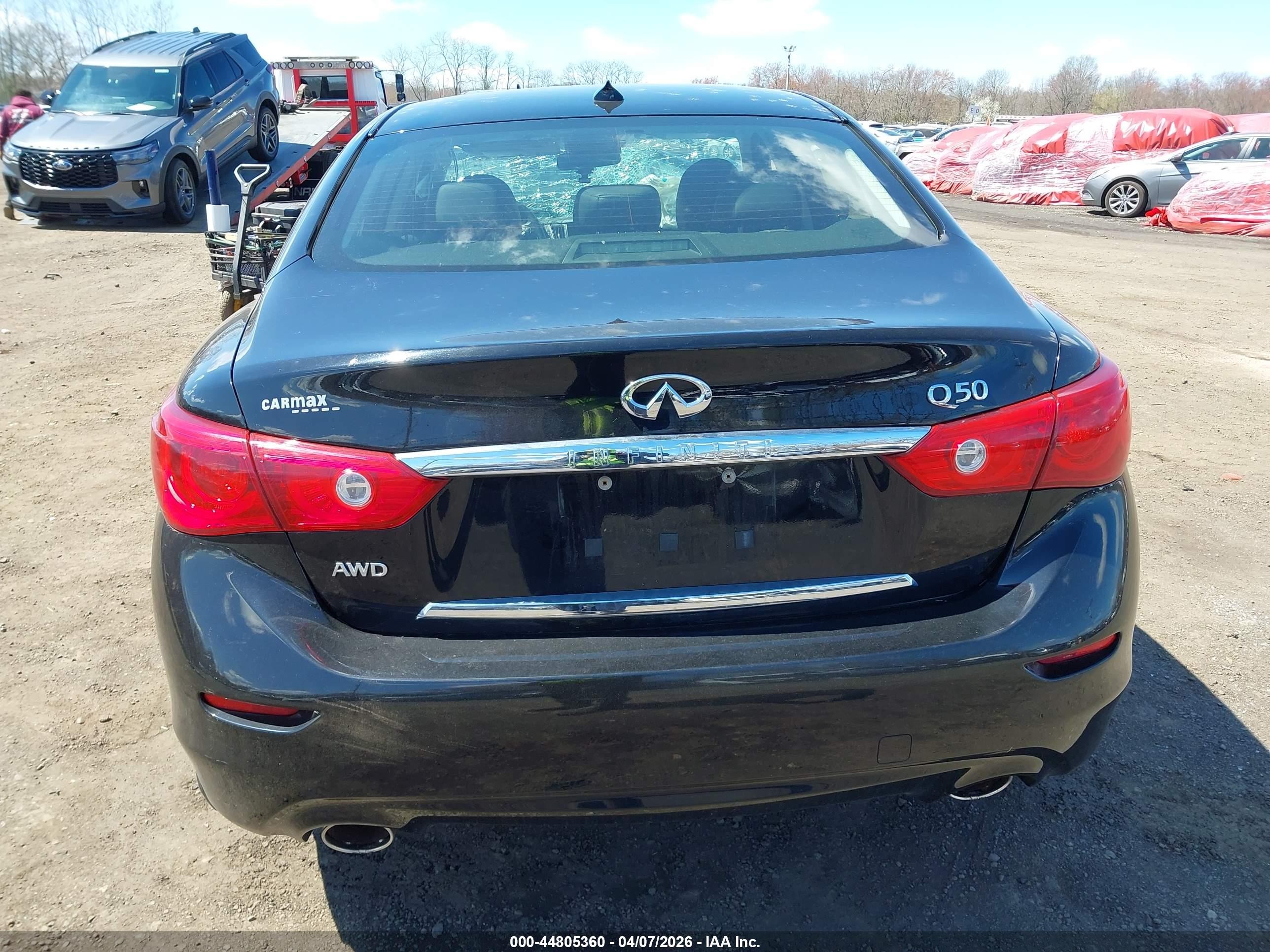 2015 Infiniti Q50   Black vin: JN1BV7AR5FM415108