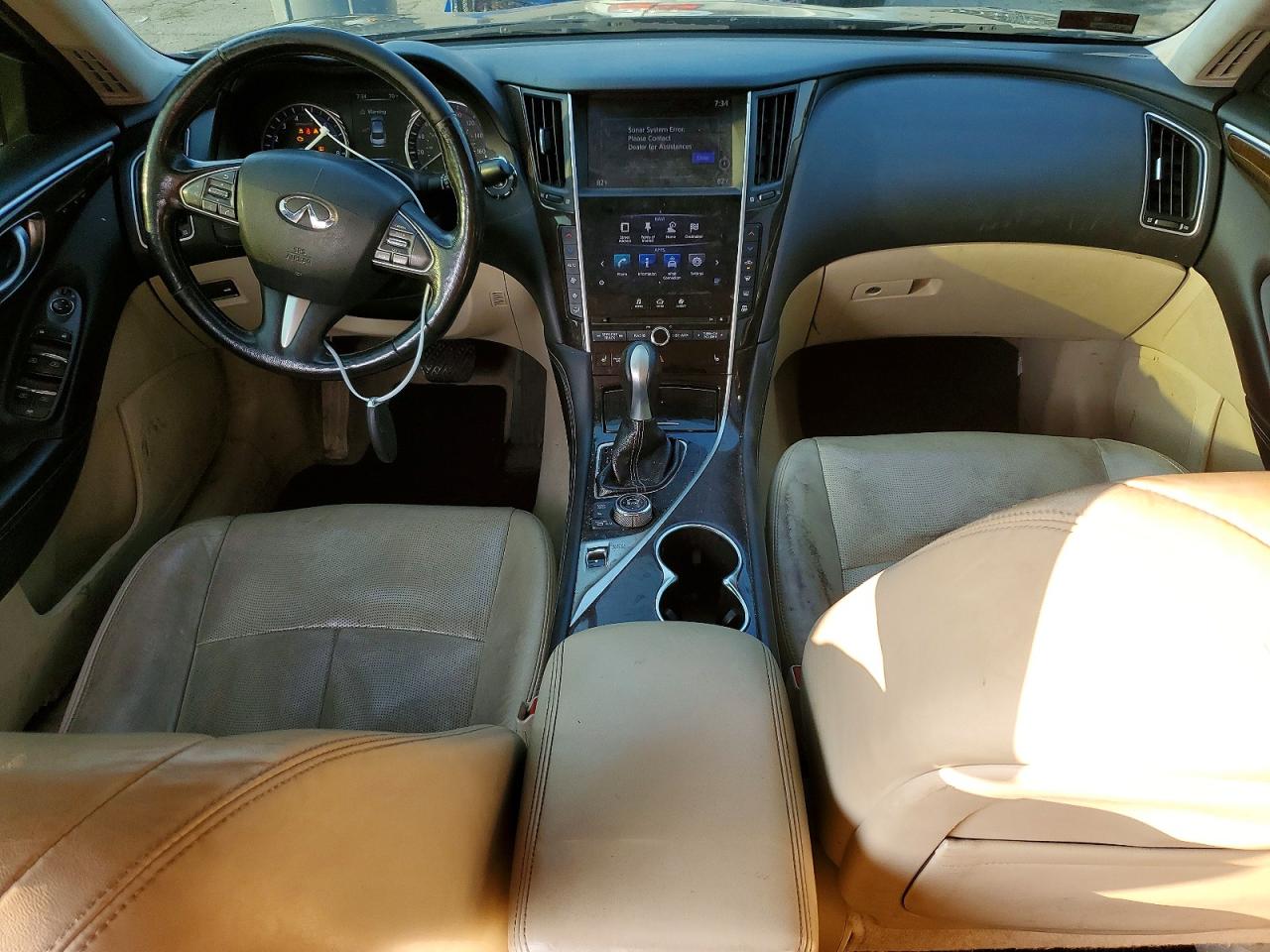 2015 Infiniti Q50 Premium Brown vin: JN1BV7AR5FM417523