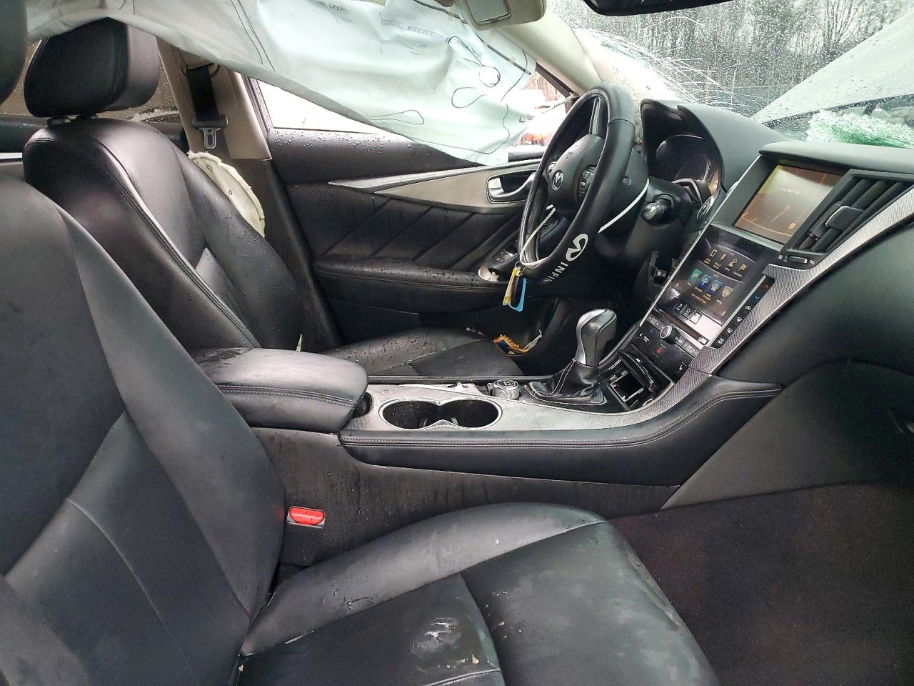 2015 Infiniti Q50 Premium Gray vin: JN1BV7AR5FM418123
