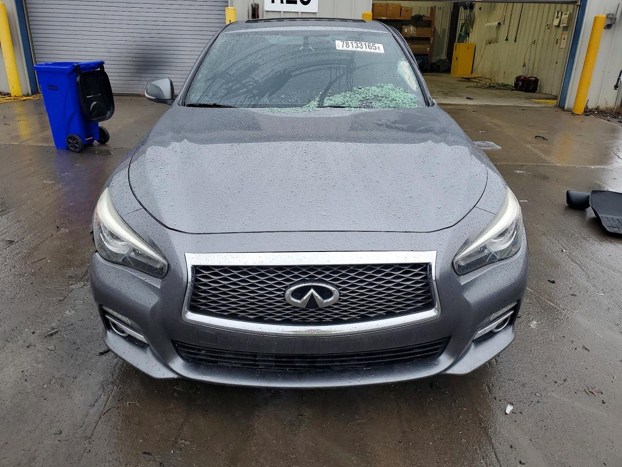 2015 Infiniti Q50 Premium Gray vin: JN1BV7AR5FM418123