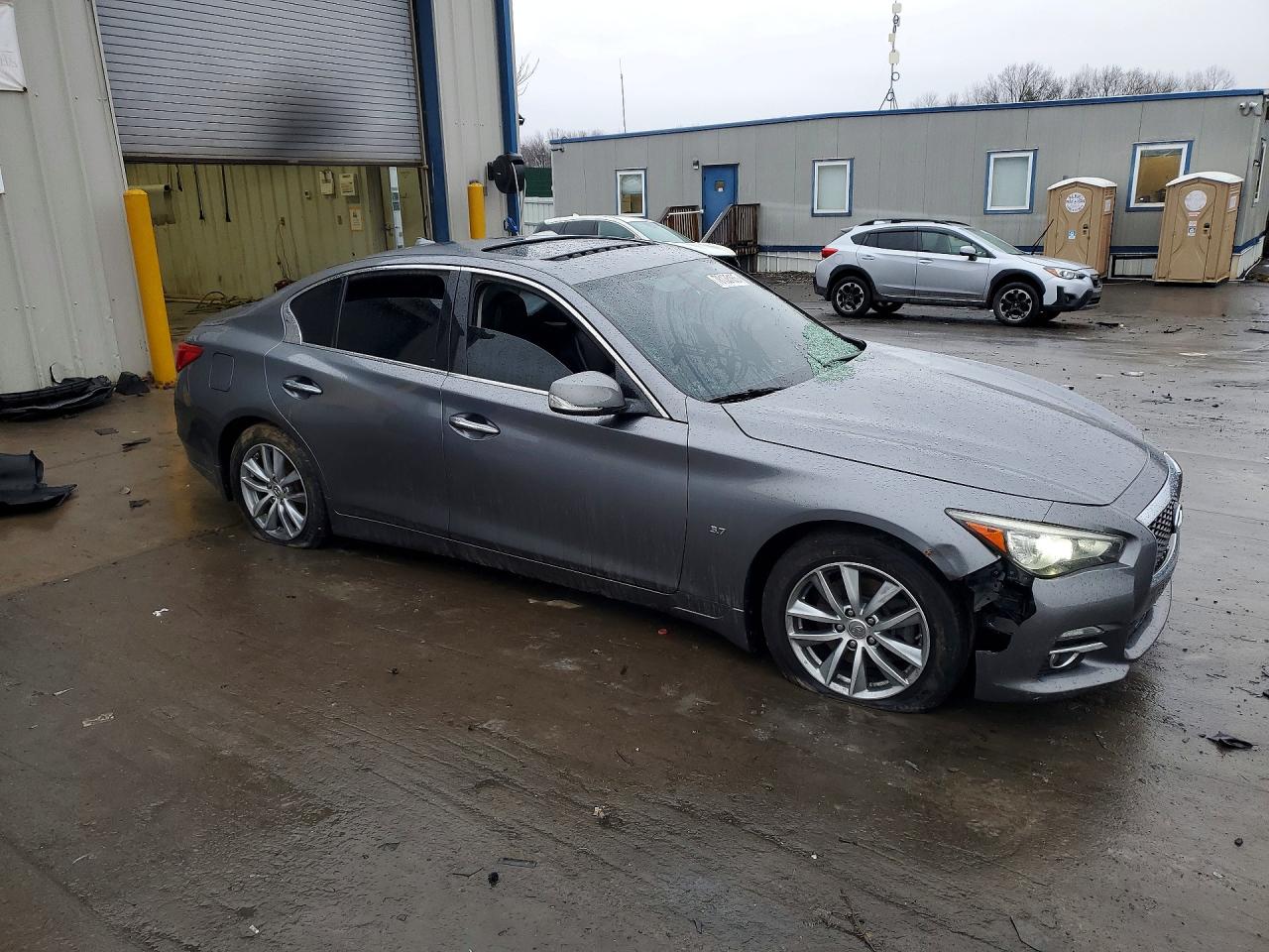 2015 Infiniti Q50 Premium Gray vin: JN1BV7AR5FM418123