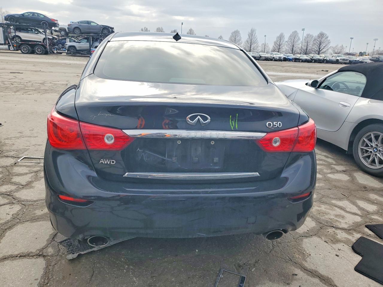 2015 Infiniti Q50 Premium Black vin: JN1BV7AR5FM420678