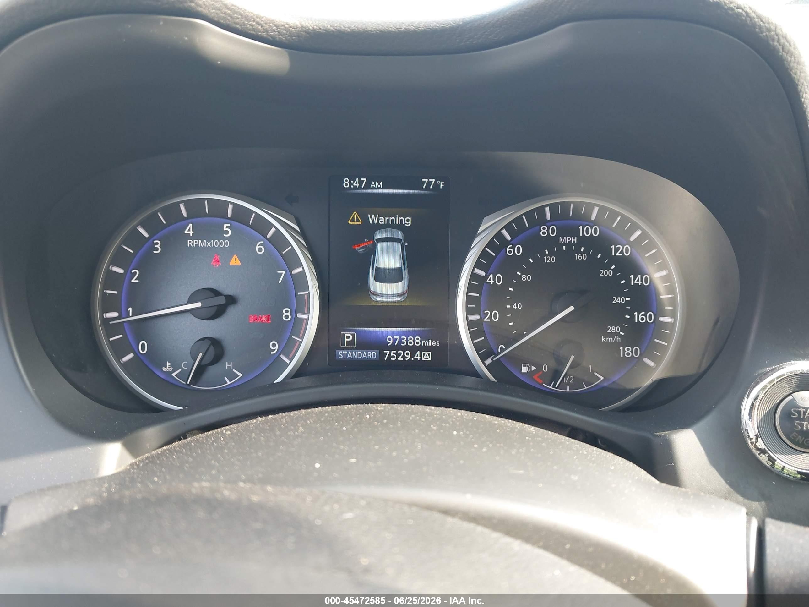2015 Infiniti Q50 Premium Серый vin: JN1BV7AR5FM421510