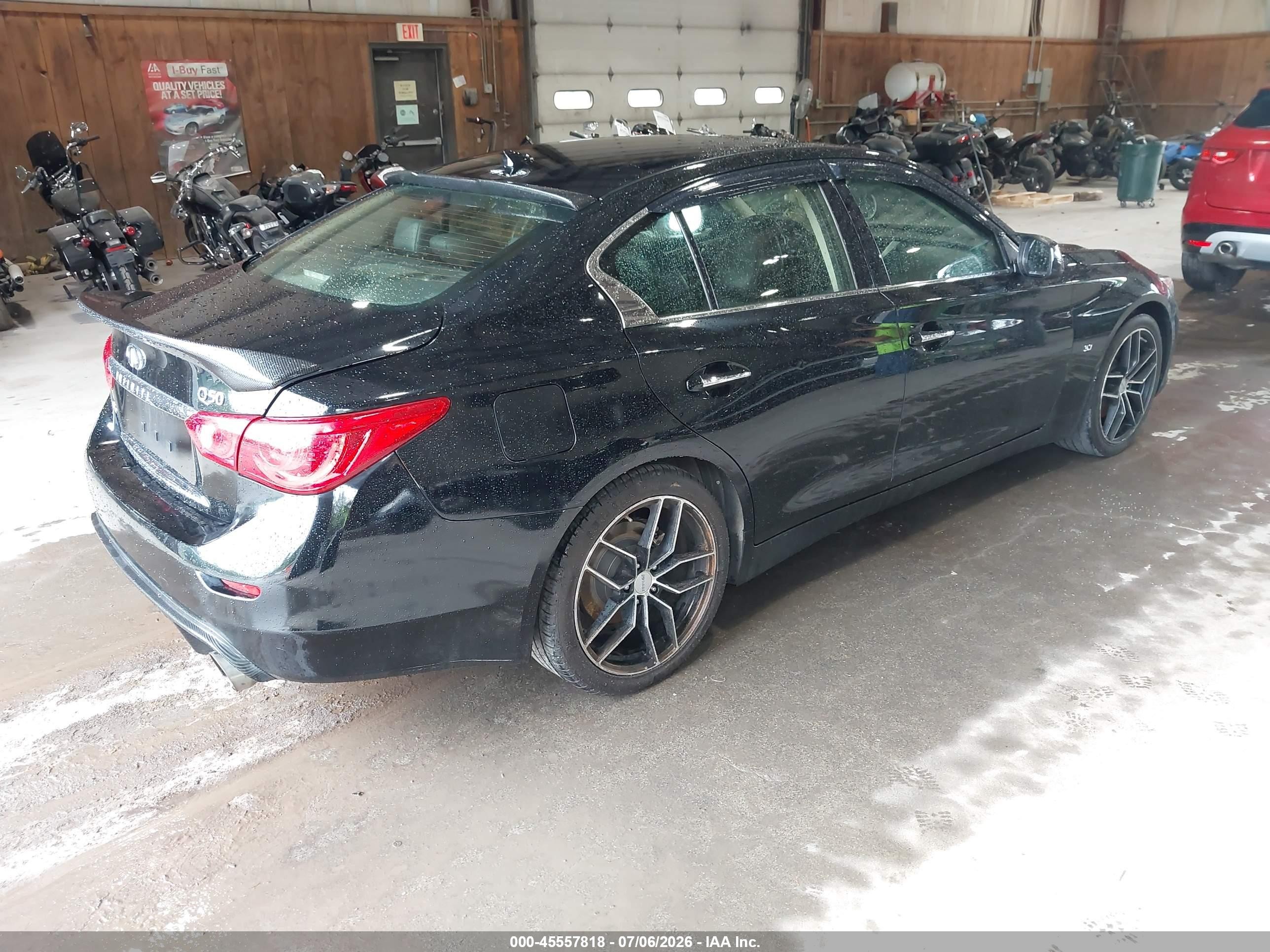 2015 Infiniti Q50 Premium Black vin: JN1BV7AR5FM421605