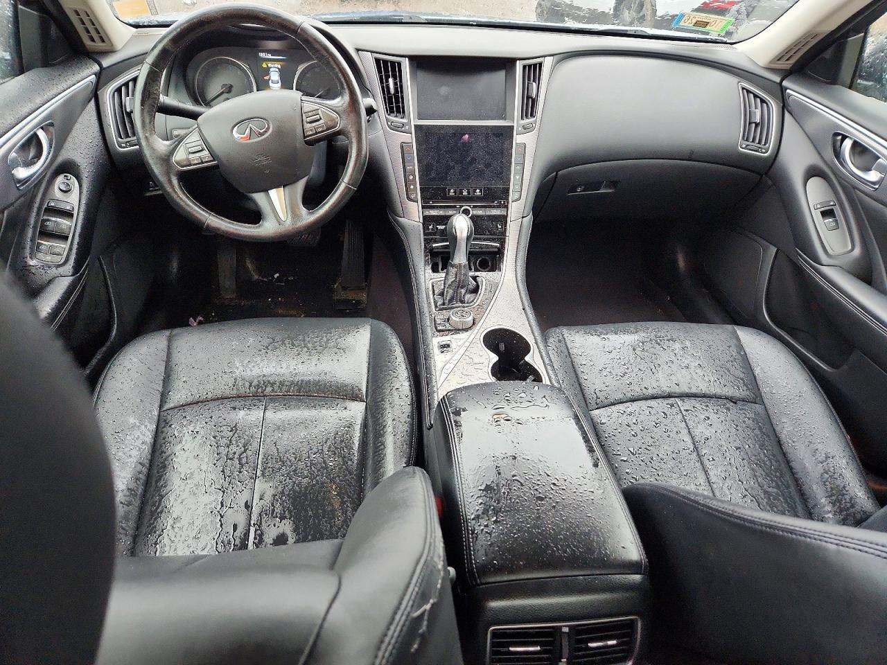2015 Infiniti Q50 Premium Blue vin: JN1BV7AR5FM423466