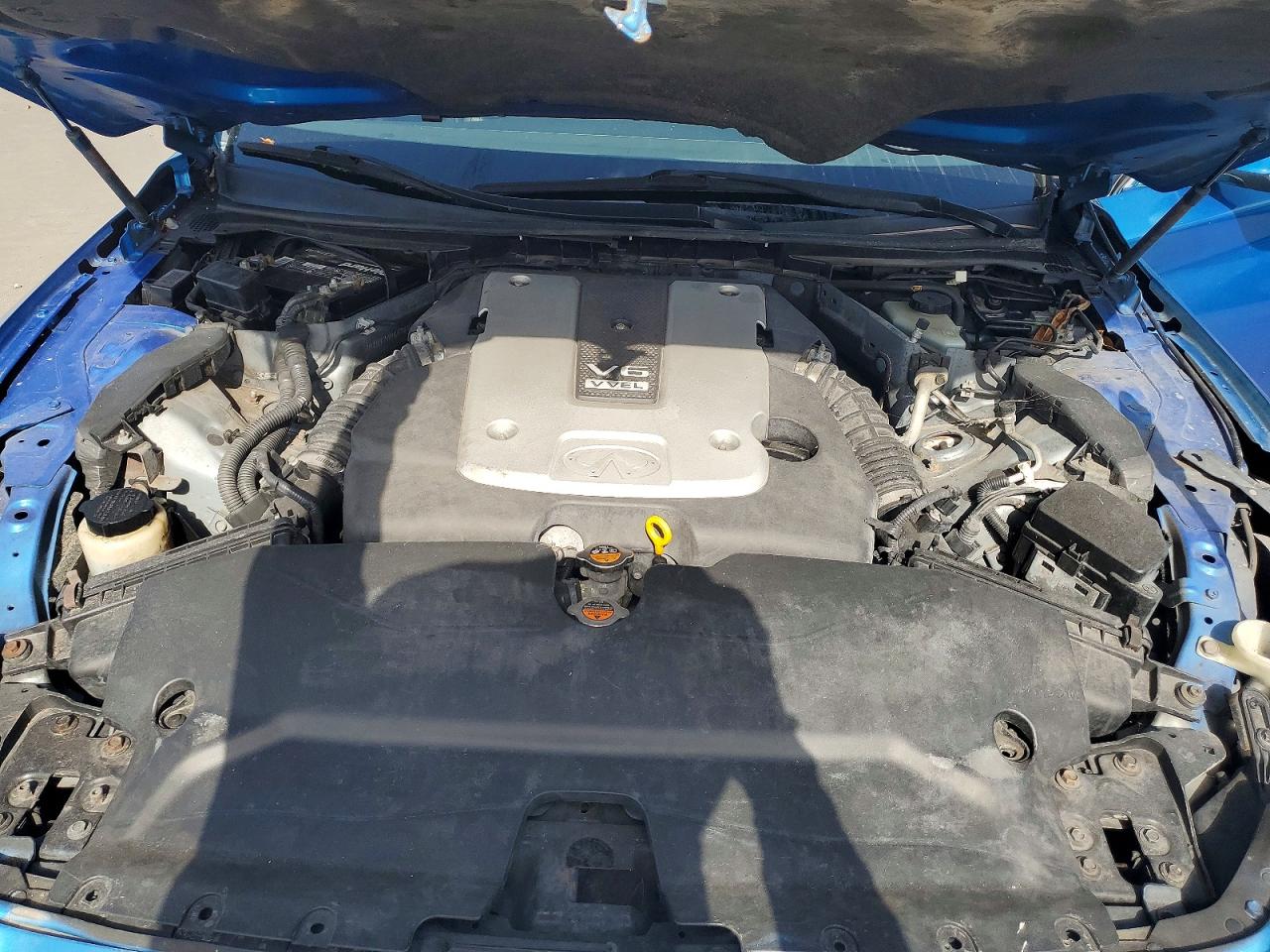 2014 Infiniti Q50 Base Синий vin: JN1BV7AR6EM681199