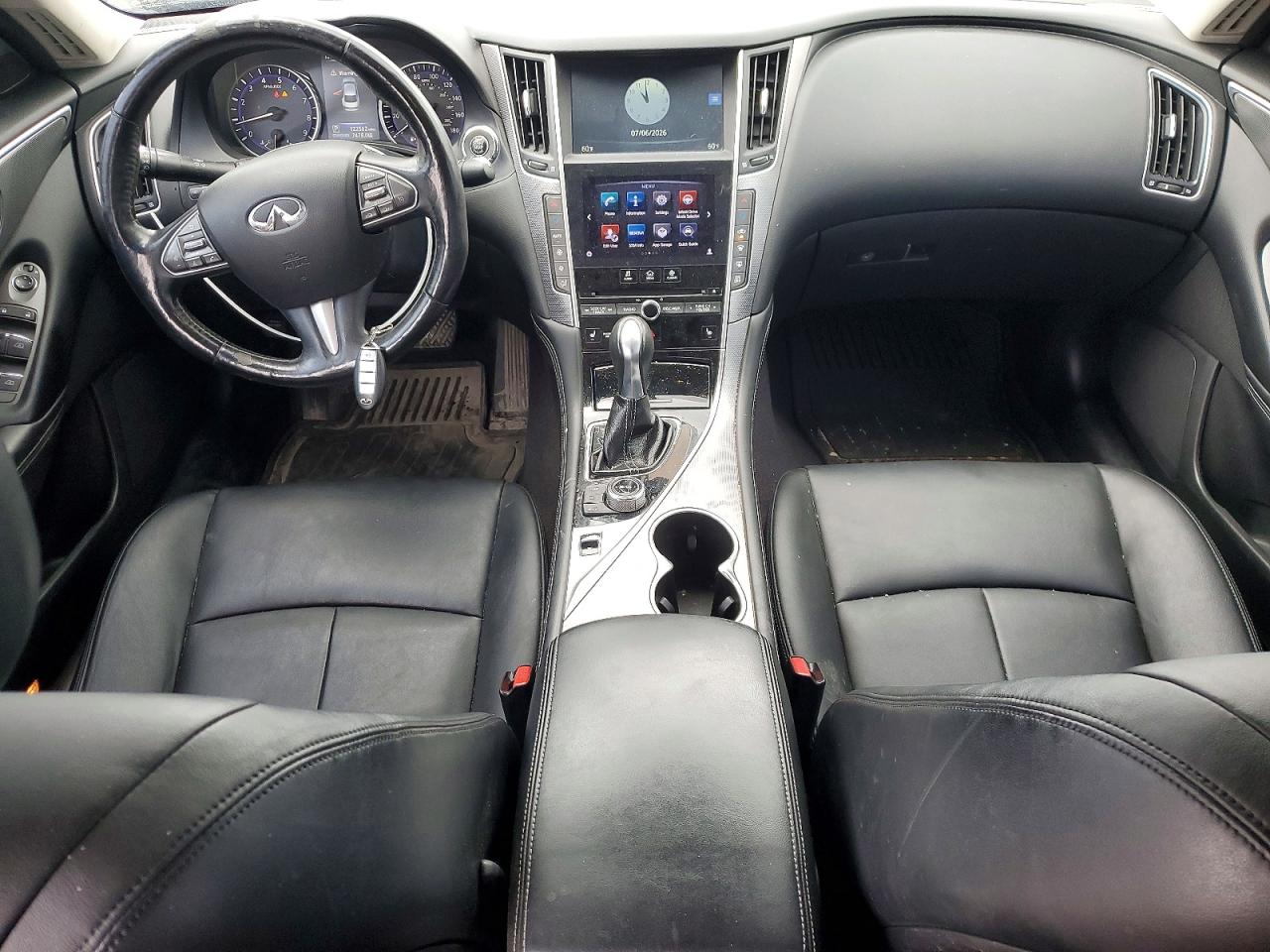 2014 Infiniti Q50 Base Black vin: JN1BV7AR6EM682000