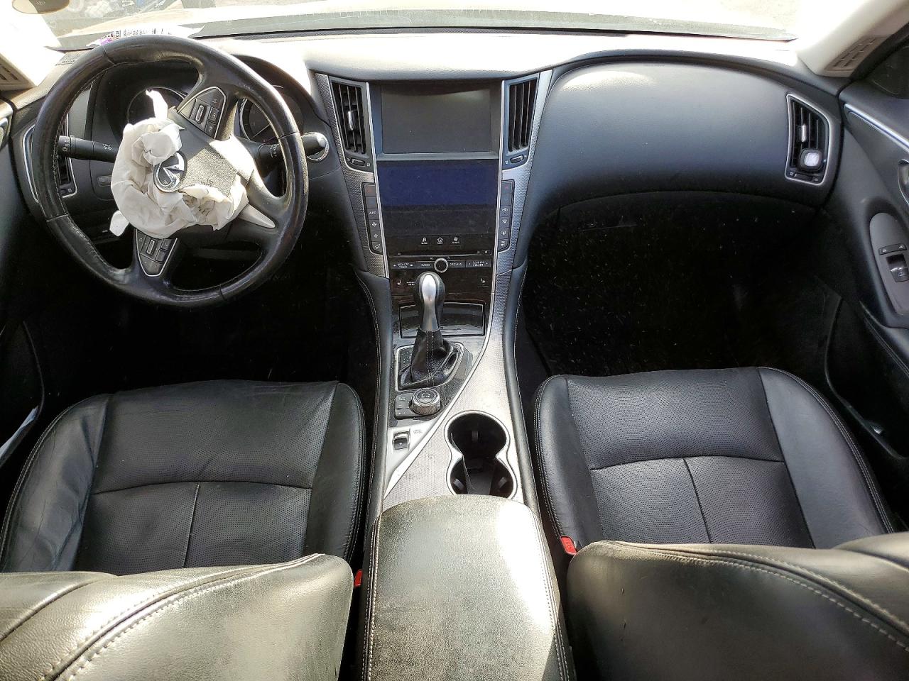 2014 Infiniti Q50 Premium Black vin: JN1BV7AR6EM692588