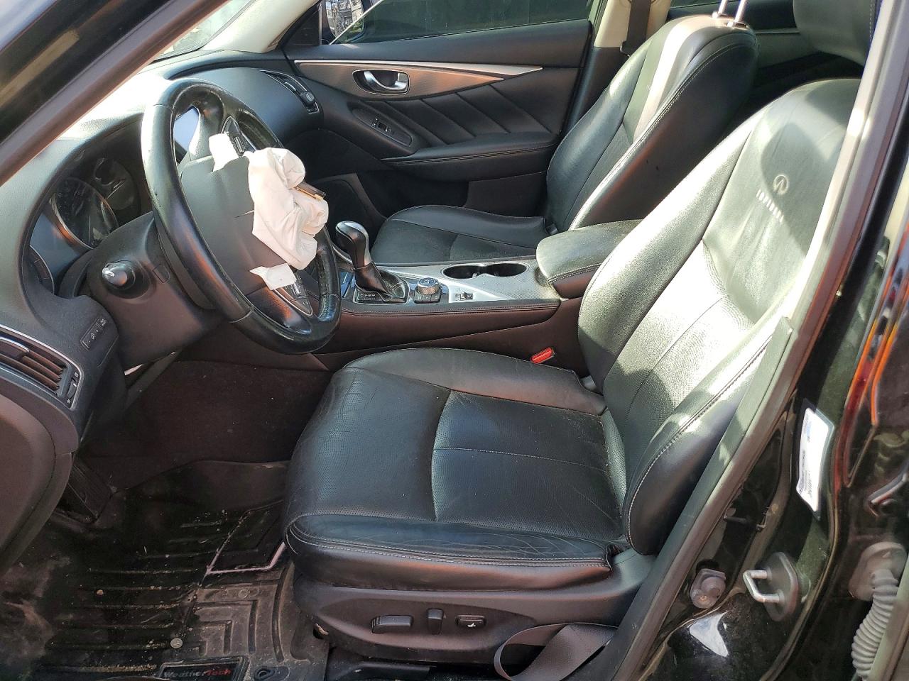 2014 Infiniti Q50 Premium Black vin: JN1BV7AR6EM692588