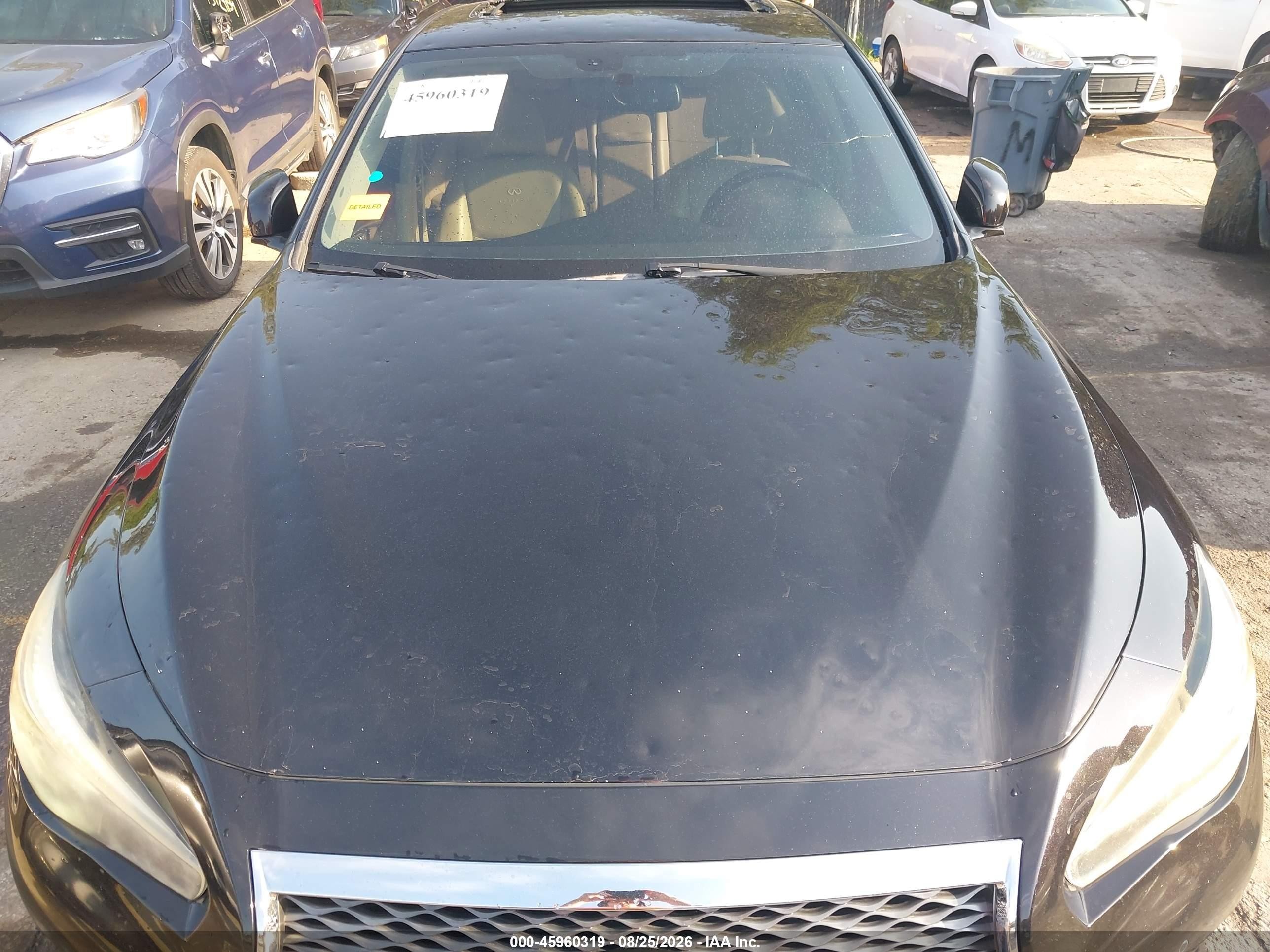 2014 Infiniti Q50 Premium Black vin: JN1BV7AR6EM693613