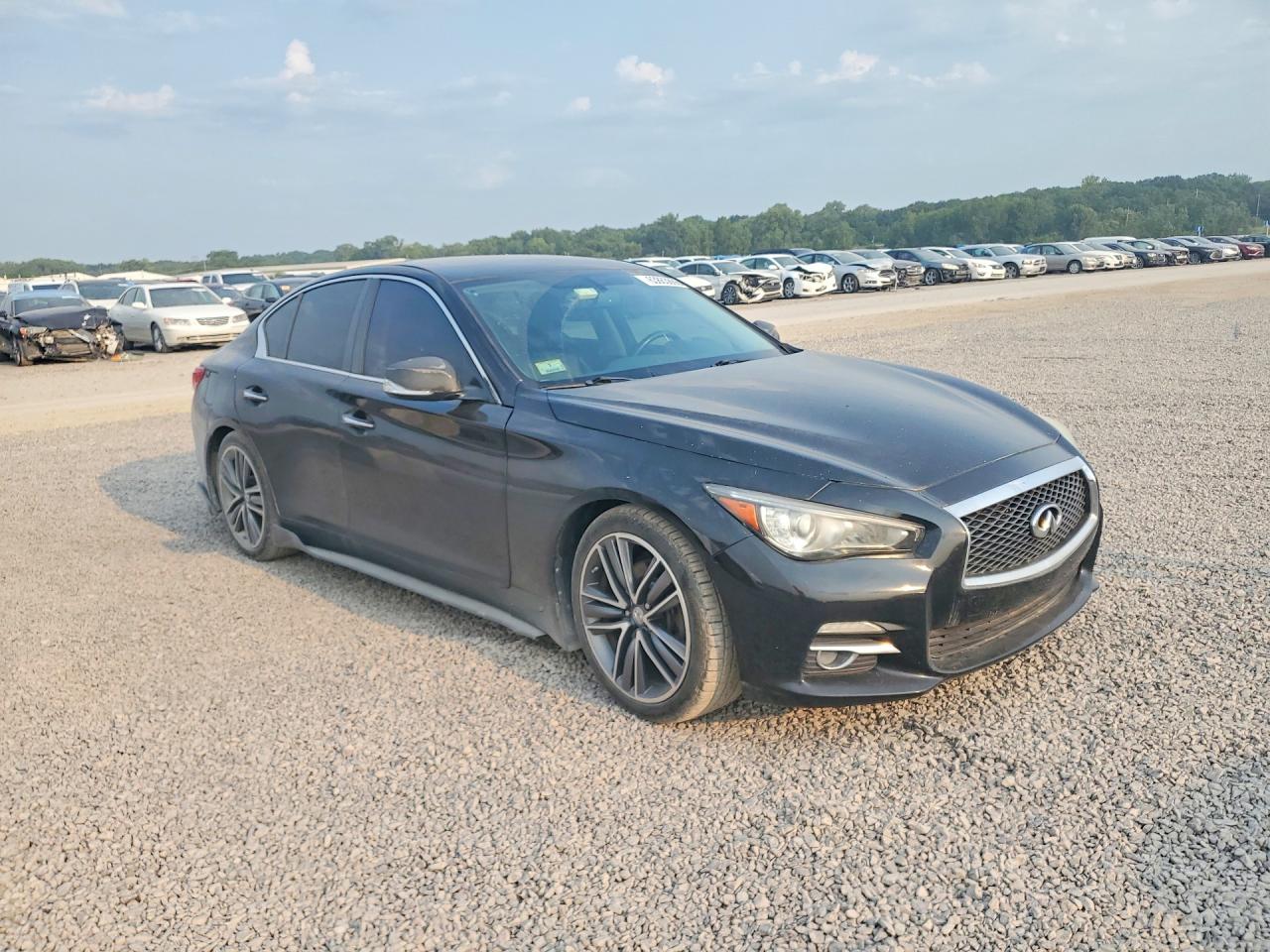 2014 Infiniti Q50 Premium Black vin: JN1BV7AR6EM696849