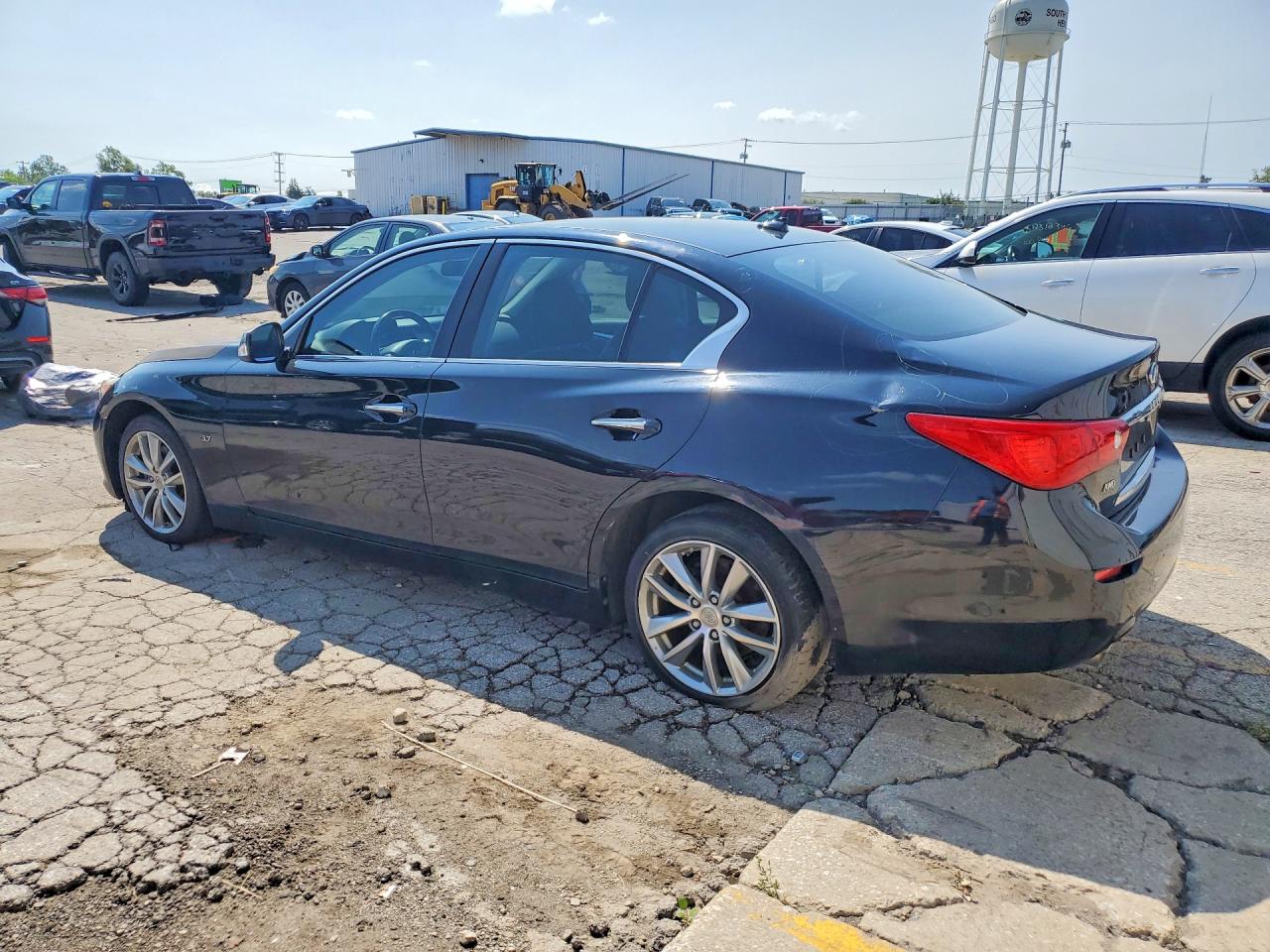 2014 Infiniti Q50 Base Black vin: JN1BV7AR6EM704769