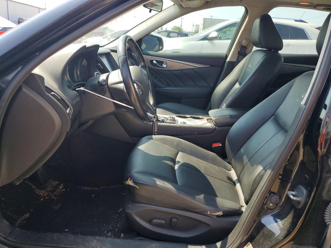 2014 Infiniti Q50 Base Black vin: JN1BV7AR6EM704769