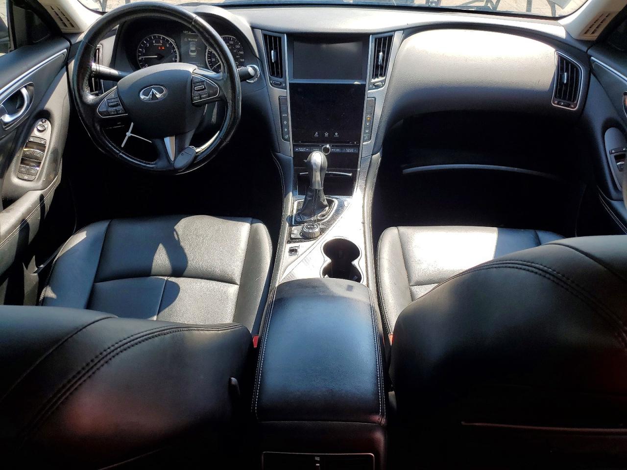 2014 Infiniti Q50 Base Black vin: JN1BV7AR6EM704769