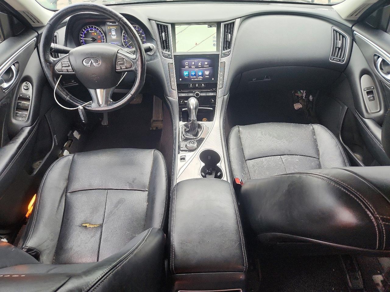 2014 Infiniti Q50 Base Black vin: JN1BV7AR7EM681471