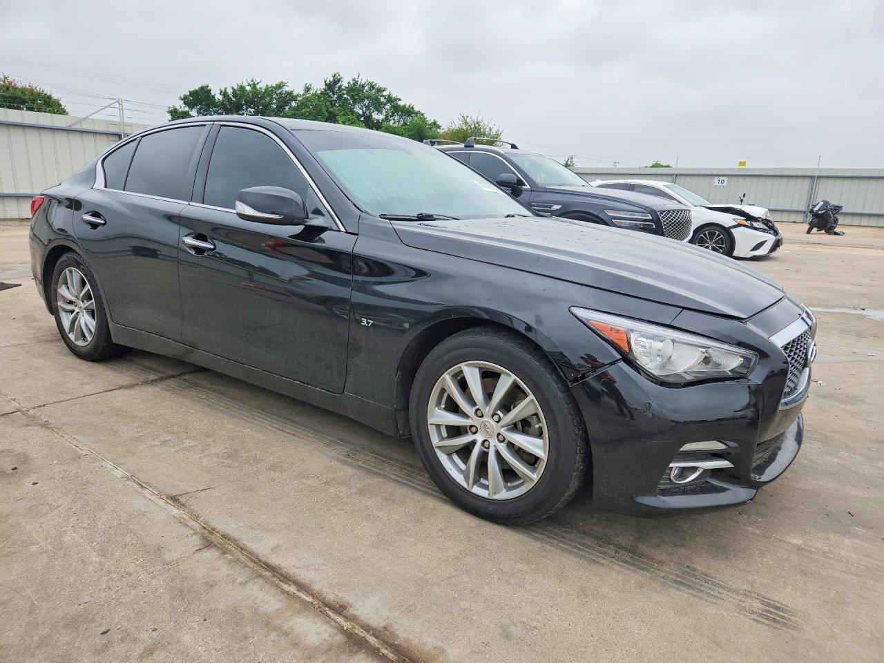 2014 Infiniti Q50 Base Black vin: JN1BV7AR7EM681471
