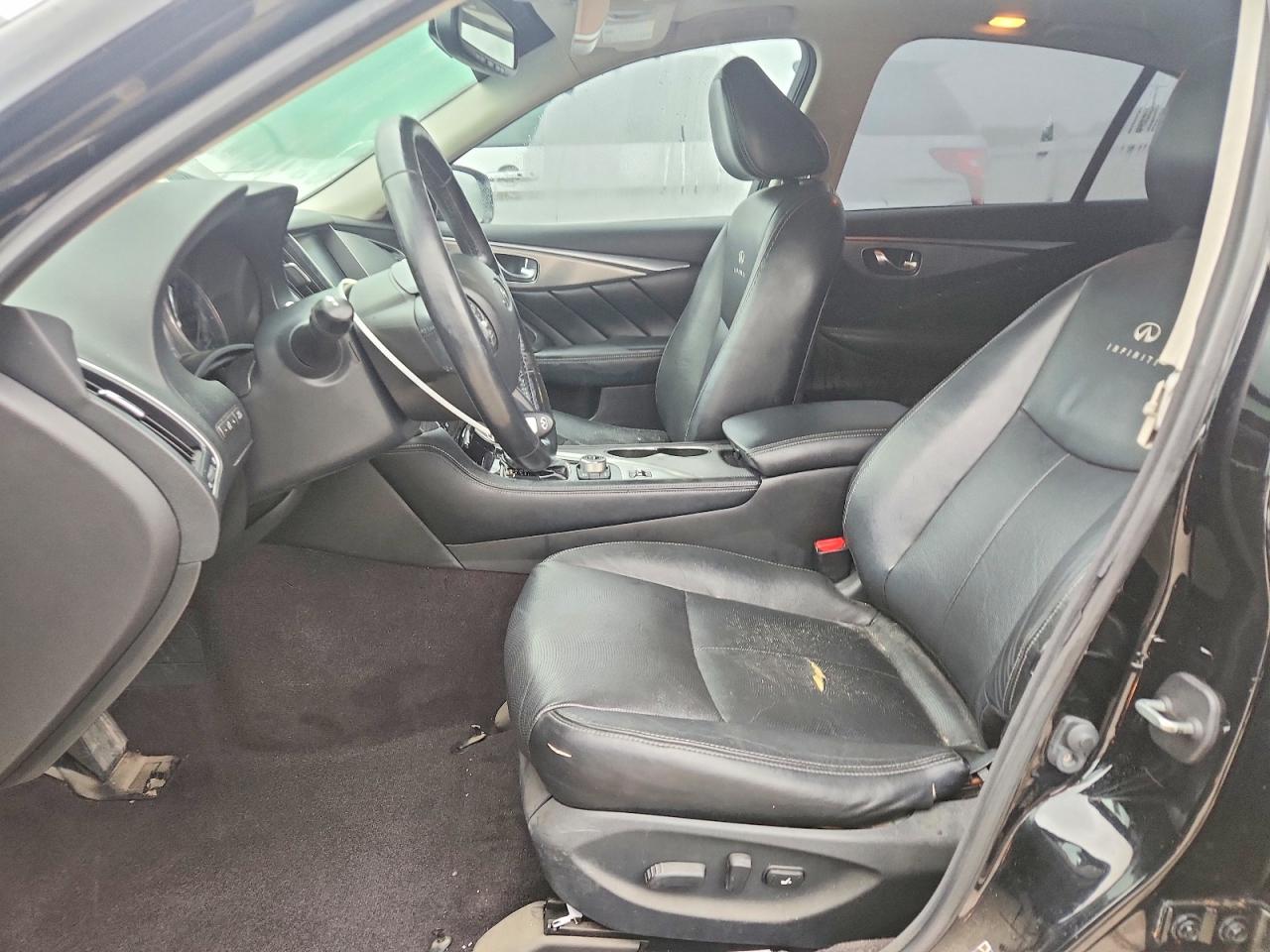 2014 Infiniti Q50 Base Black vin: JN1BV7AR7EM681471