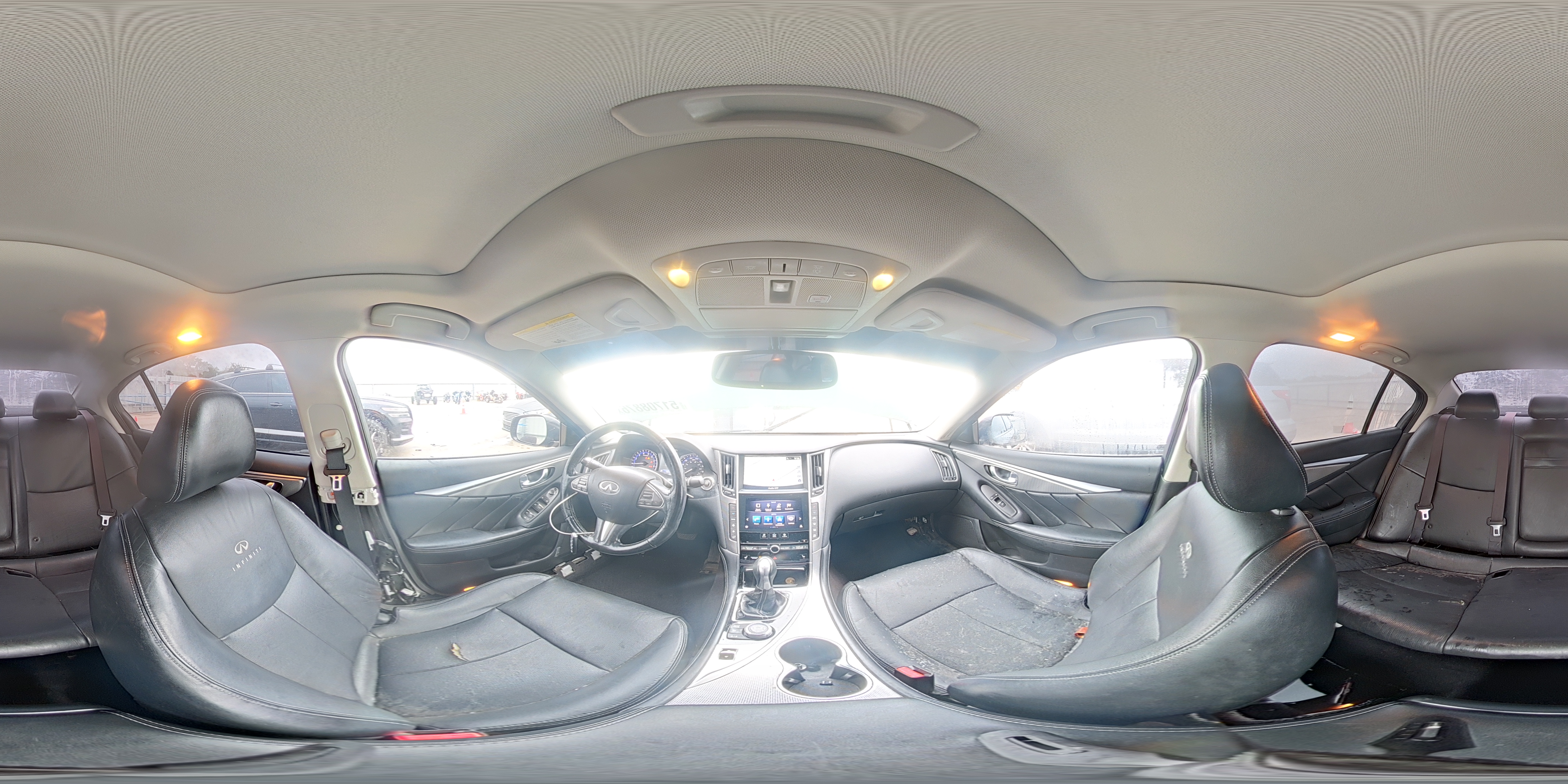 2014 Infiniti Q50 Base Black vin: JN1BV7AR7EM681471