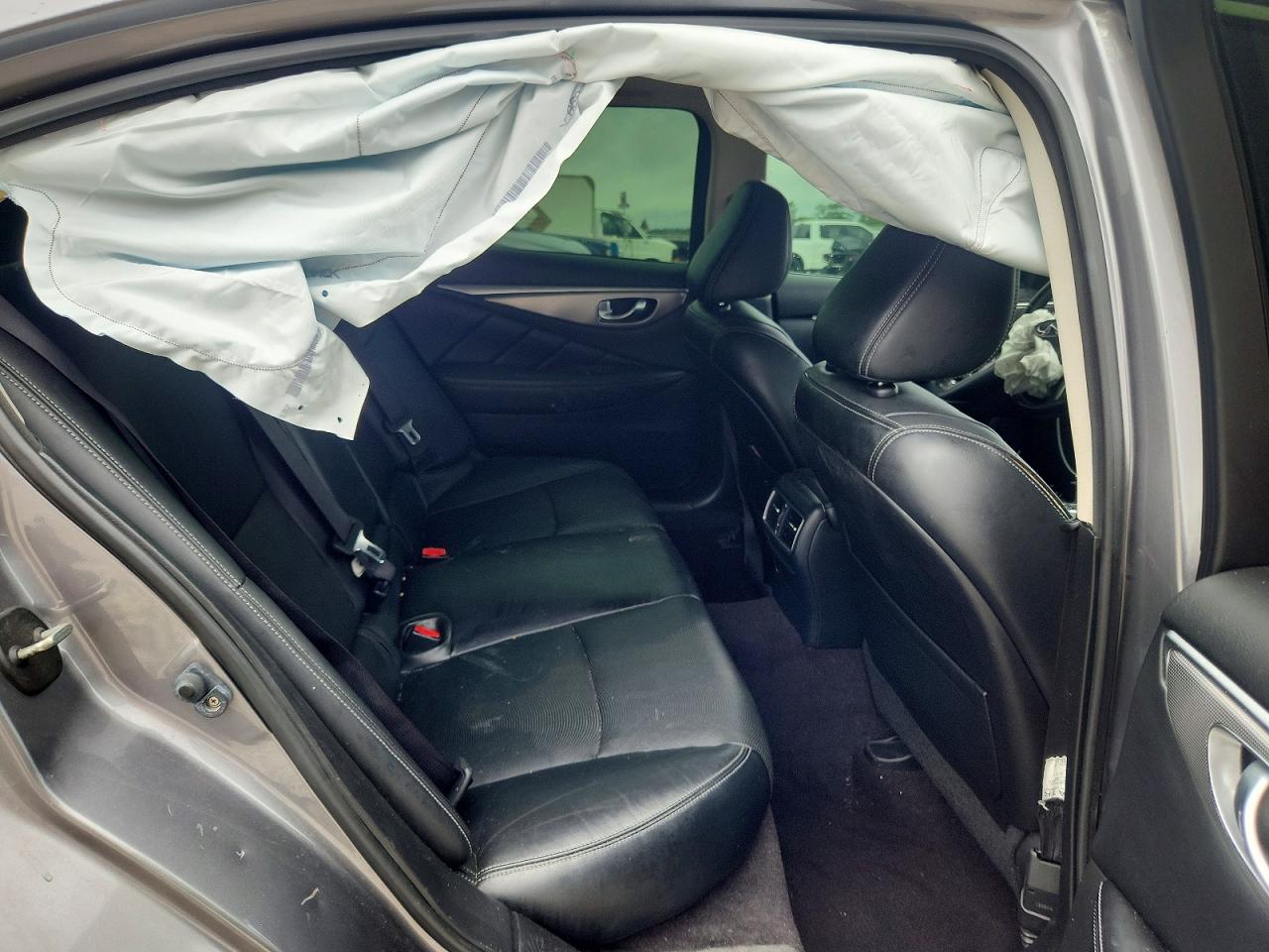2014 Infiniti Q50 Premium Silver vin: JN1BV7AR7EM681809