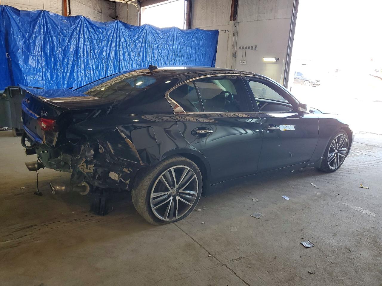 2014 Infiniti Q50 Base Black vin: JN1BV7AR7EM684502