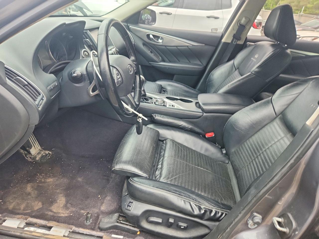 2014 Infiniti Q50 Base Серый vin: JN1BV7AR7EM685634