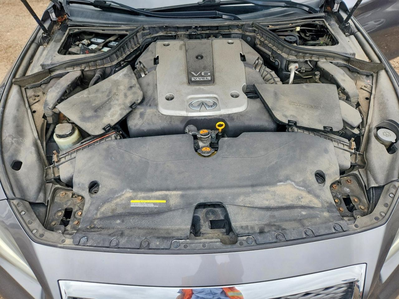 2014 Infiniti Q50 Base Серый vin: JN1BV7AR7EM685634