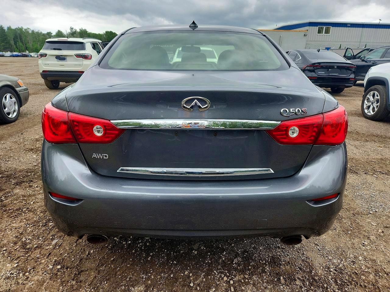 2014 Infiniti Q50 Base Серый vin: JN1BV7AR7EM685634