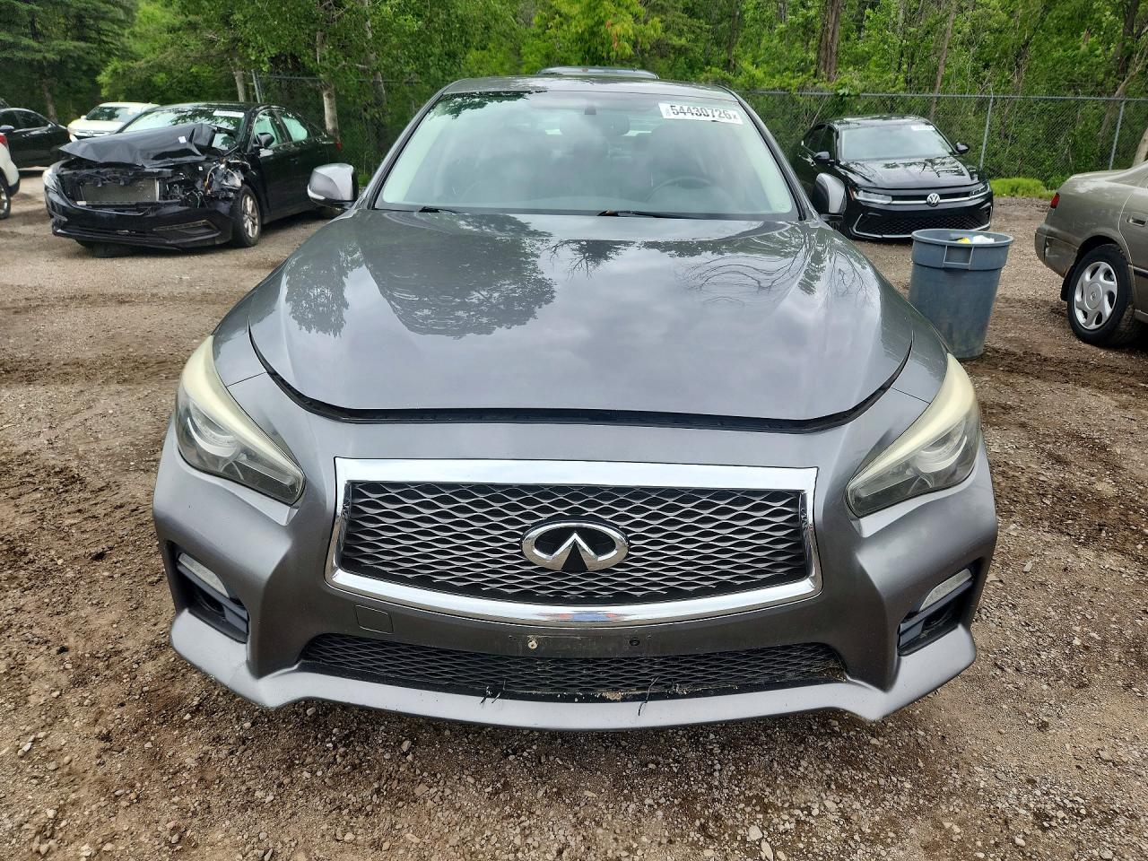 2014 Infiniti Q50 Base Серый vin: JN1BV7AR7EM685634
