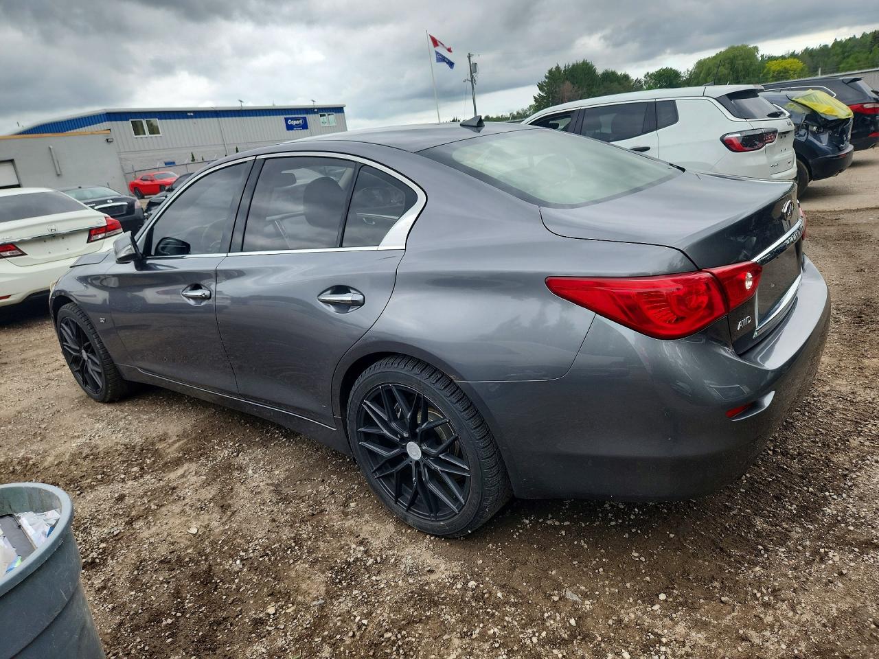 2014 Infiniti Q50 Base Серый vin: JN1BV7AR7EM685634