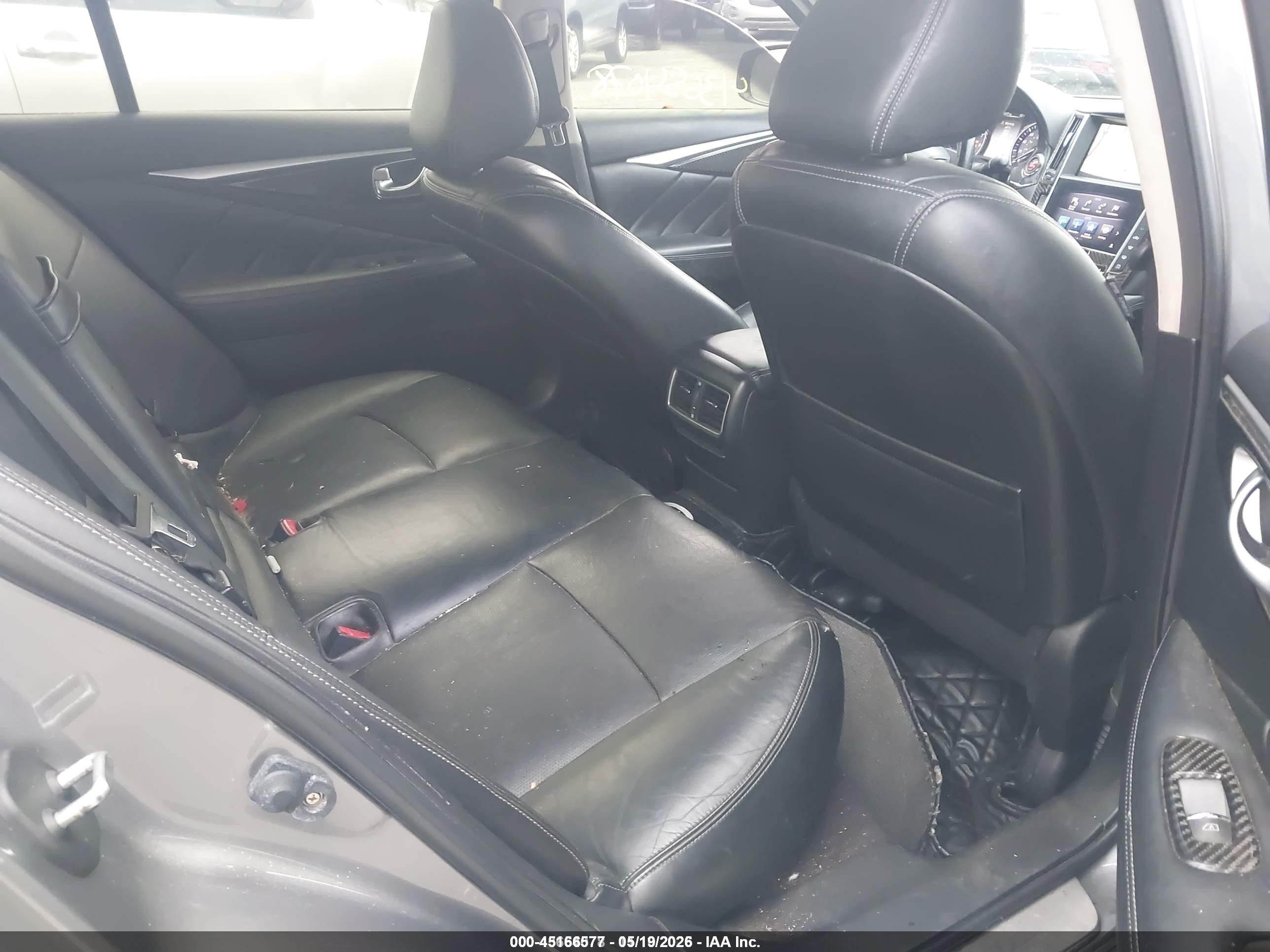 2014 Infiniti Q50 Premium Gray vin: JN1BV7AR7EM687223