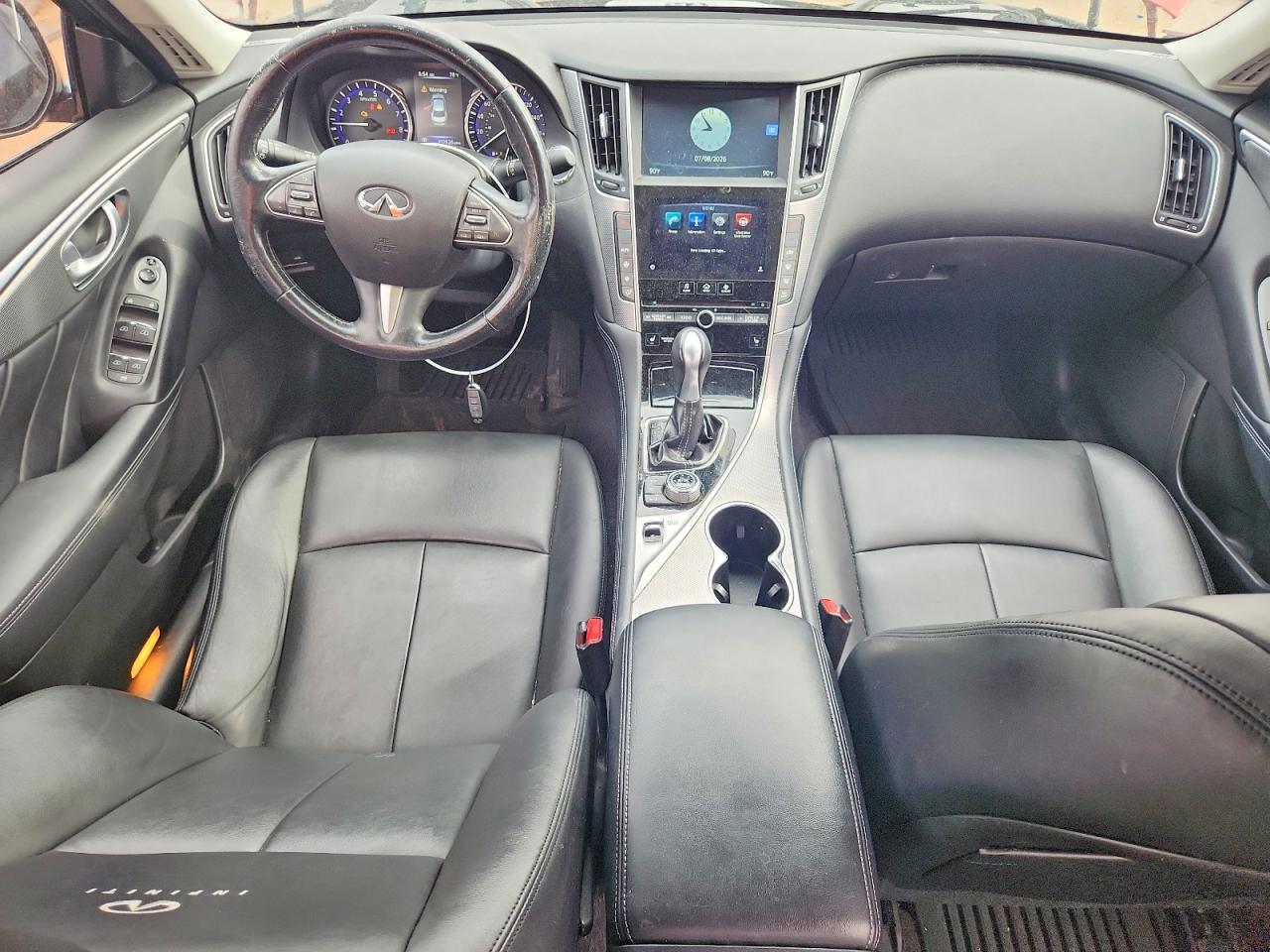 2014 Infiniti Q50 Premium Red vin: JN1BV7AR7EM693099