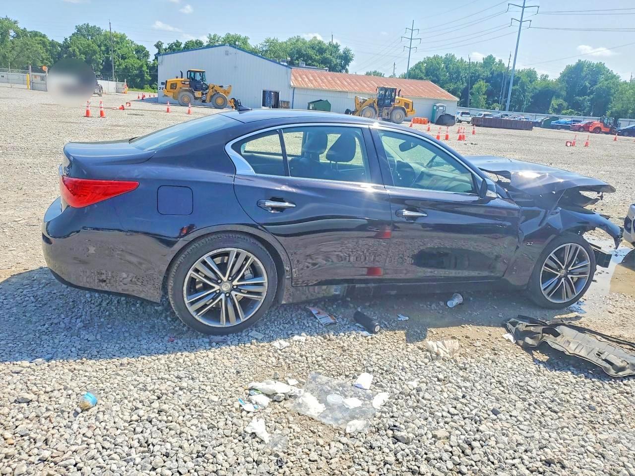 2014 Infiniti Q50 Sport Black vin: JN1BV7AR7EM698853