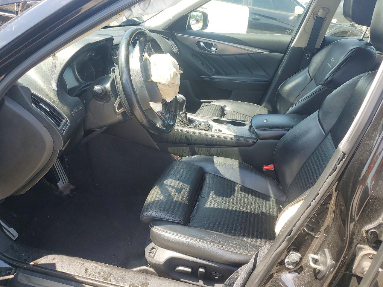 2014 Infiniti Q50 Sport Black vin: JN1BV7AR7EM698853