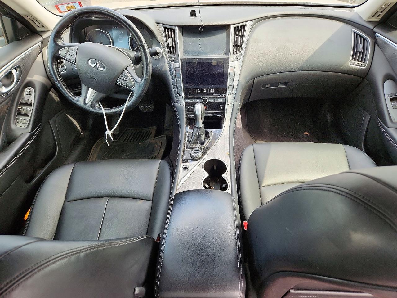 2014 Infiniti Q50 Premium Серебряный vin: JN1BV7AR7EM699632