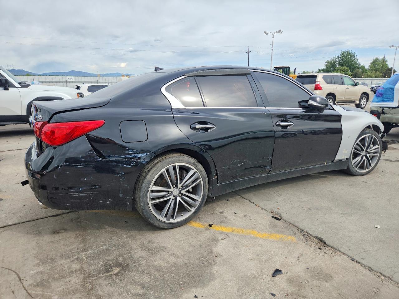 2014 Infiniti Q50 Sport Черный vin: JN1BV7AR7EM700245