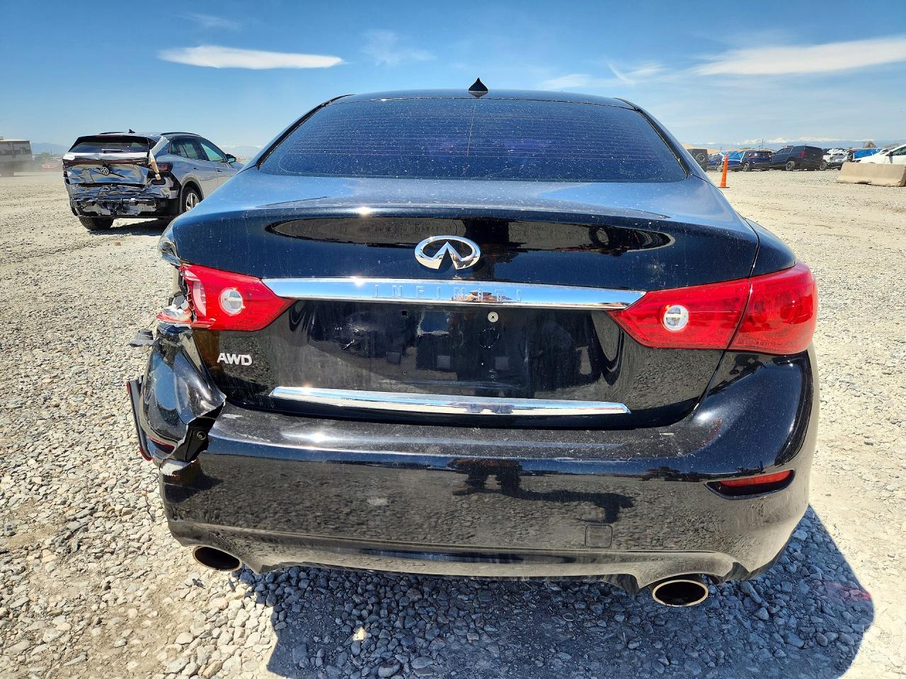2014 Infiniti Q50 Premium Black vin: JN1BV7AR7EM702688