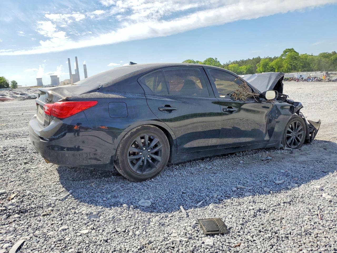 2015 Infiniti Q50 Premium Black vin: JN1BV7AR7FM390955