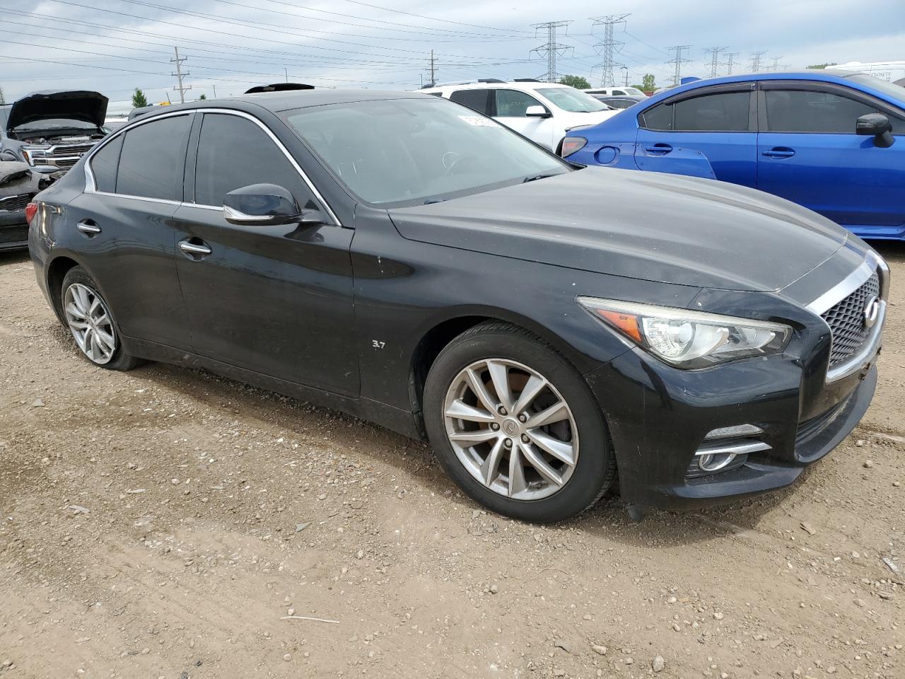 2015 Infiniti Q50 Base Black vin: JN1BV7AR7FM401050